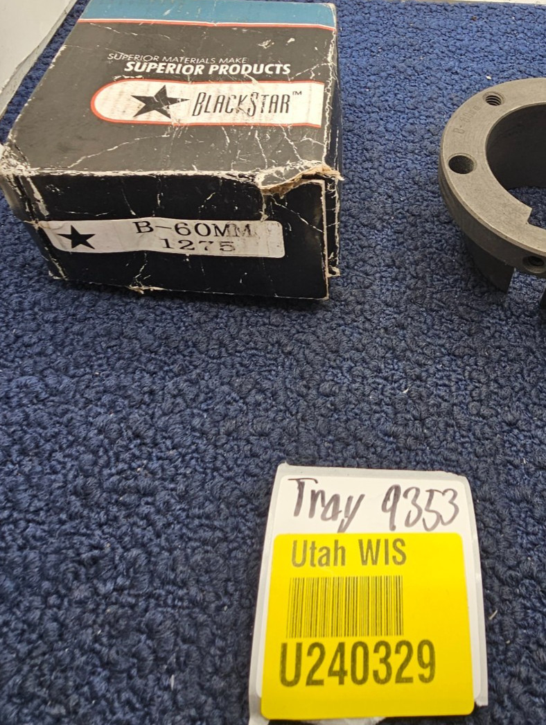 BlackStar 1275 B-60mm Bushing, 60mm Bore Diameter – Black