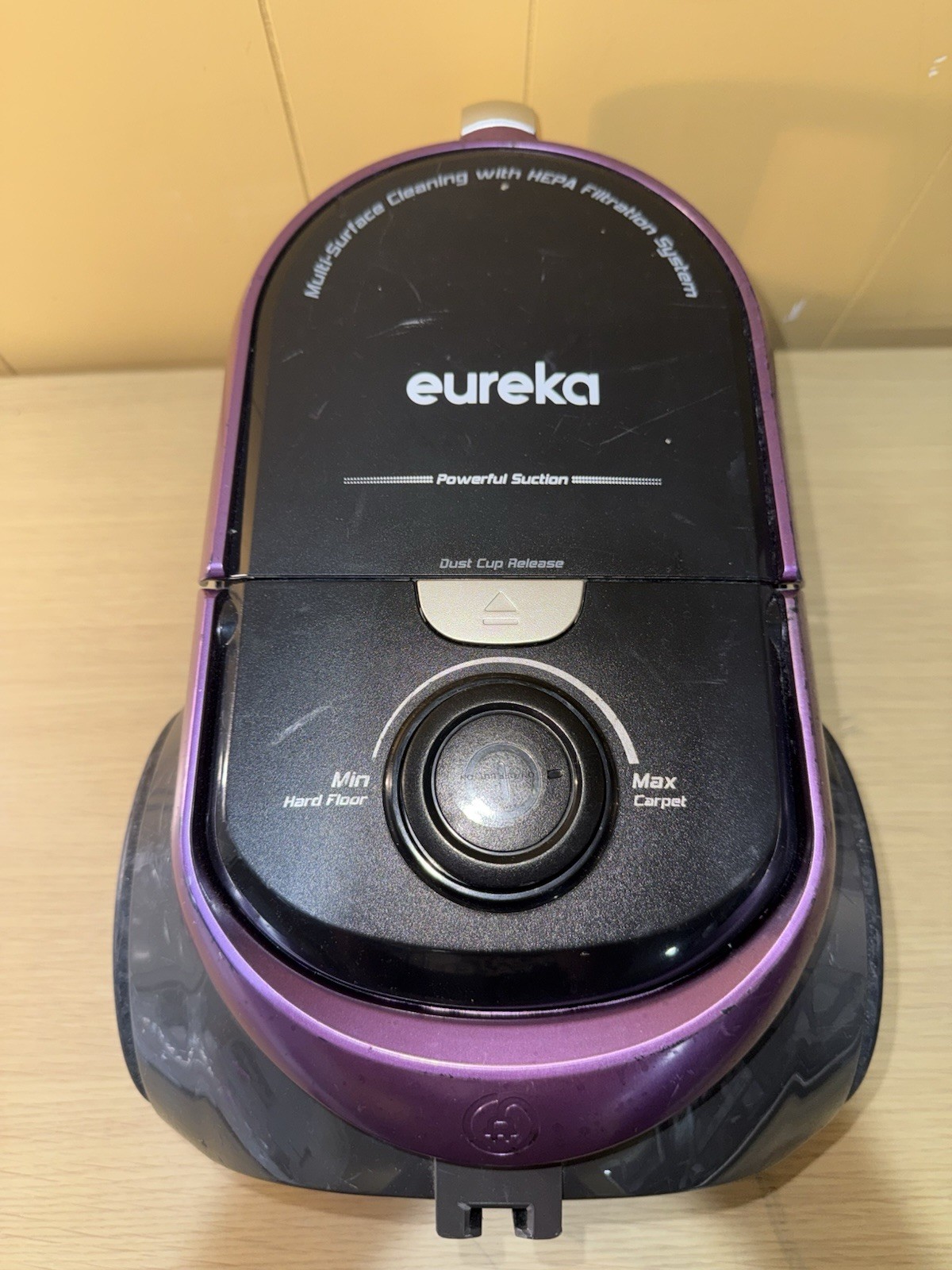 Eureka Canister Vacuum Cleaner Power Nozzle Bagless HEPA Multi-Surface Blac