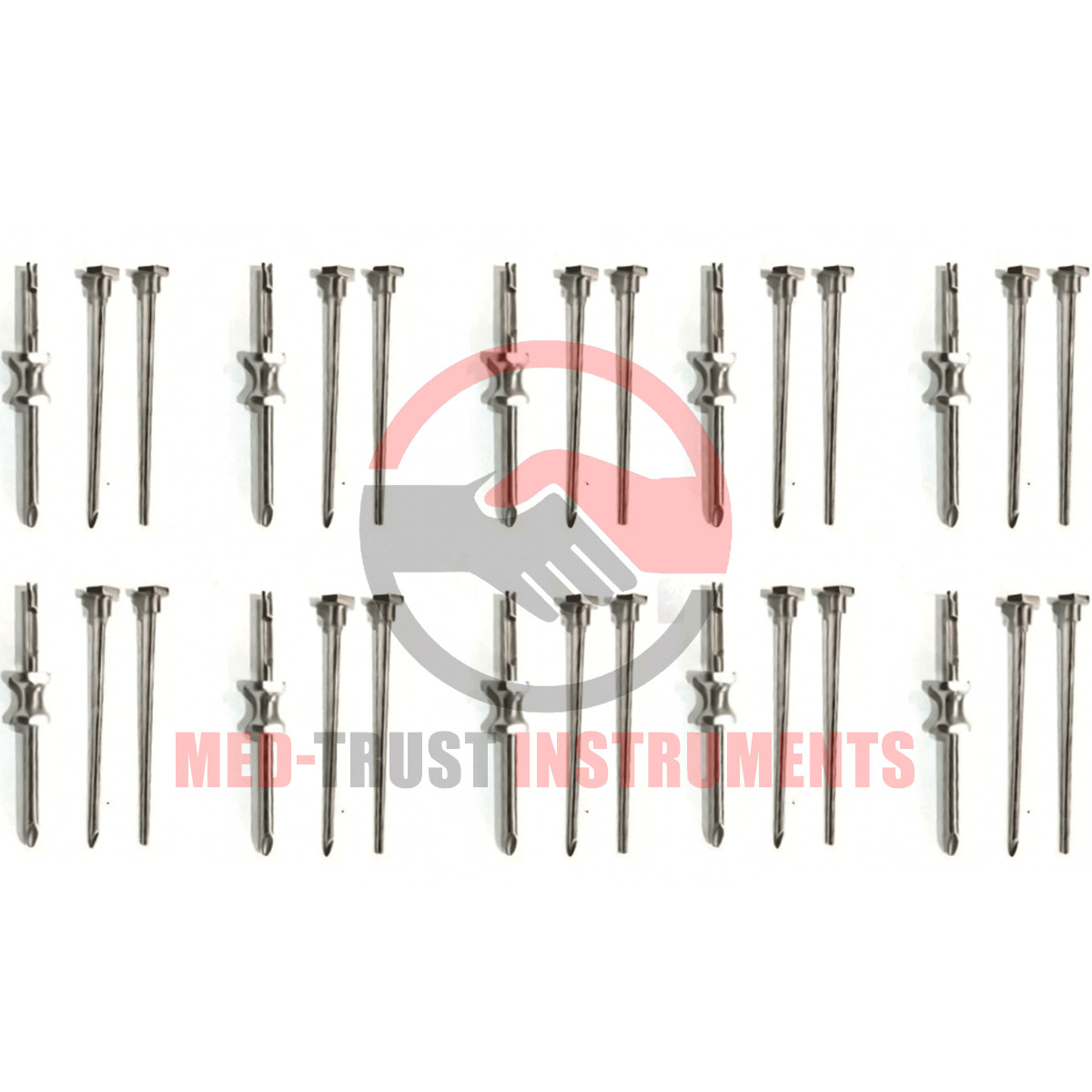 HRT Trocar 3.5mm & 4.5mm Hormone Replacement Pellet Insertion Trocars 10 Sets