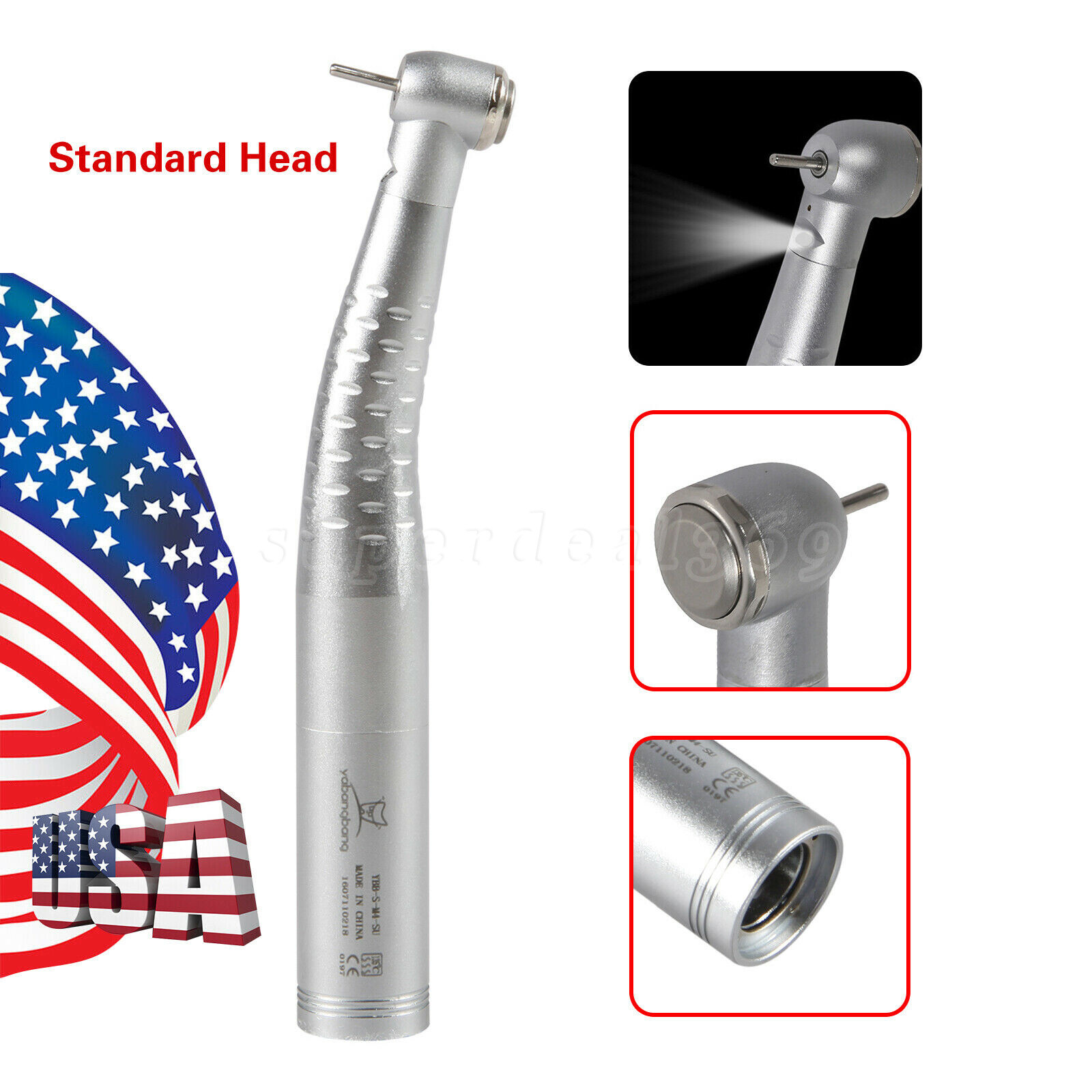 Dental Fiber Optic Turbine Handpiece fit KaV cavo LED 4/6Hole Quick Coupling YB6