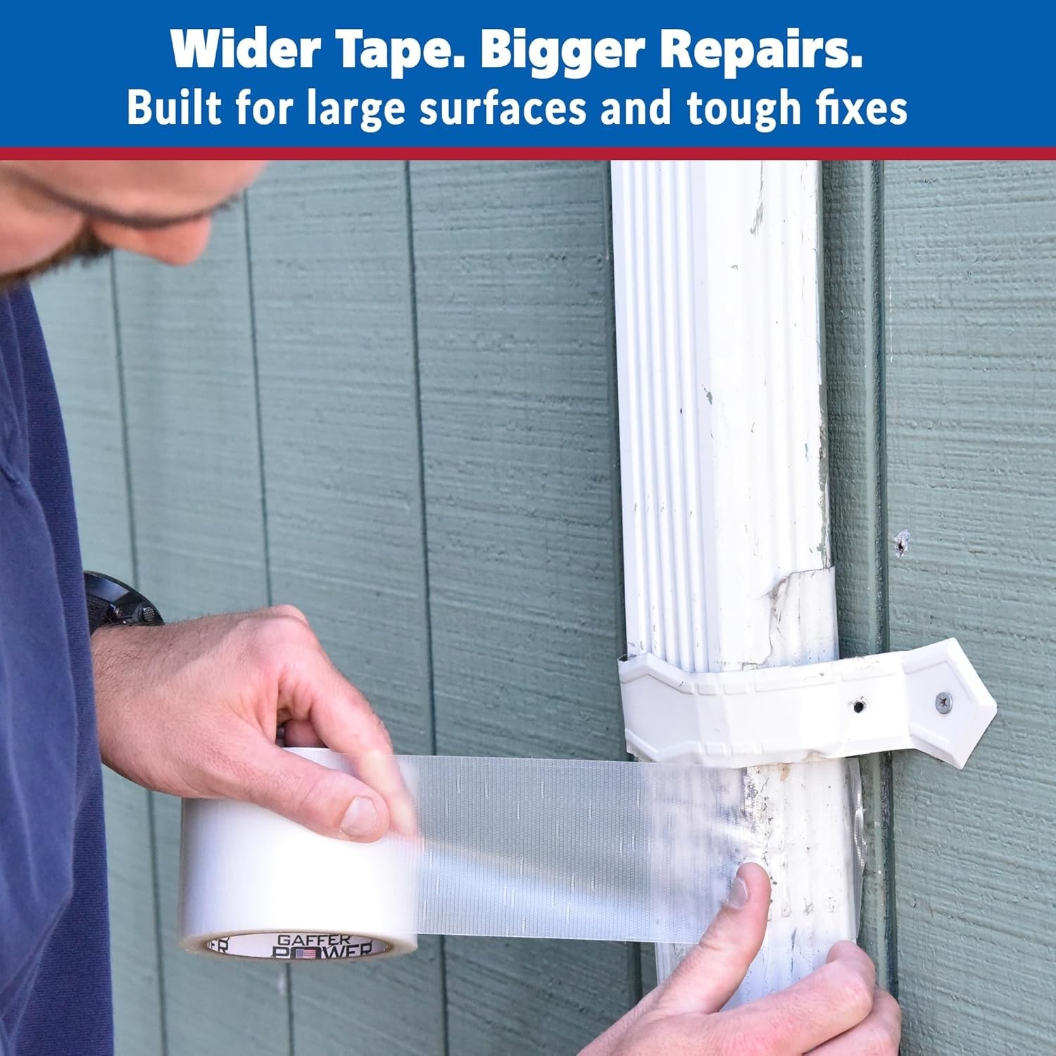 Weather Resistant Duct Tape, 3 Inch x 20 Yards for Strong Indoor and Outdoor Use