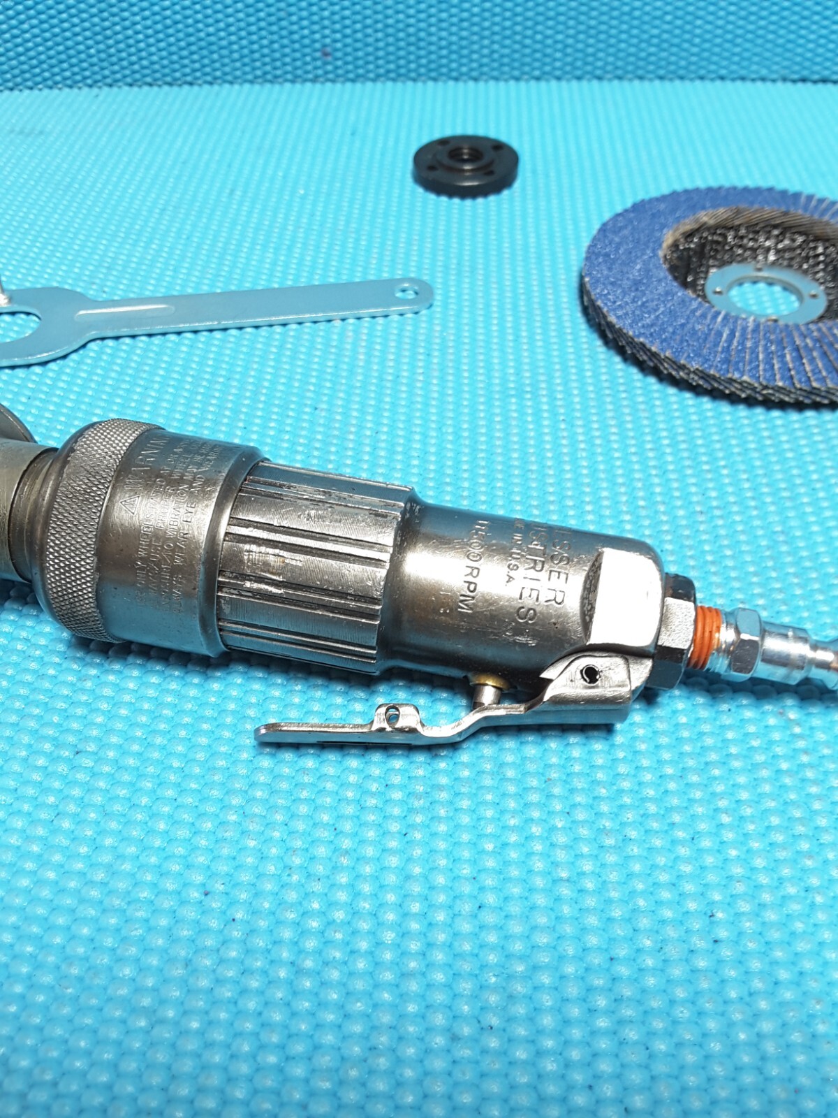 Cleco Die Angle Grinder 11,500RPM, 5/8-11 Spindle Thread.