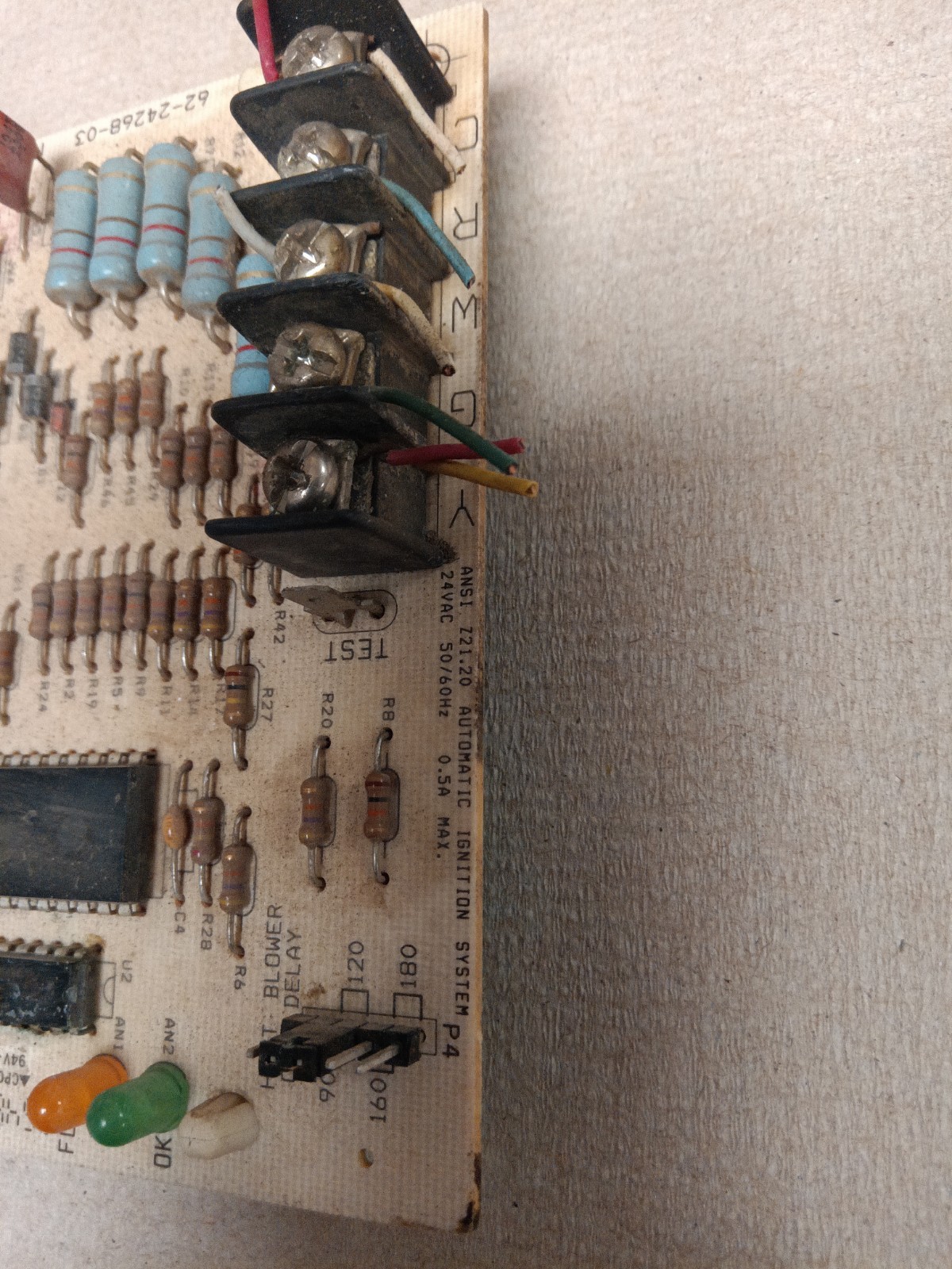 Rheem Ruud 1012-925C Furnace Control Circuit Board 62-24268-03