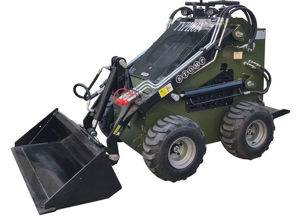 New TYPHON STOMP 503 Skid Steer Loader 375kg Lift 22.1HP Honda GX690 USA Engine