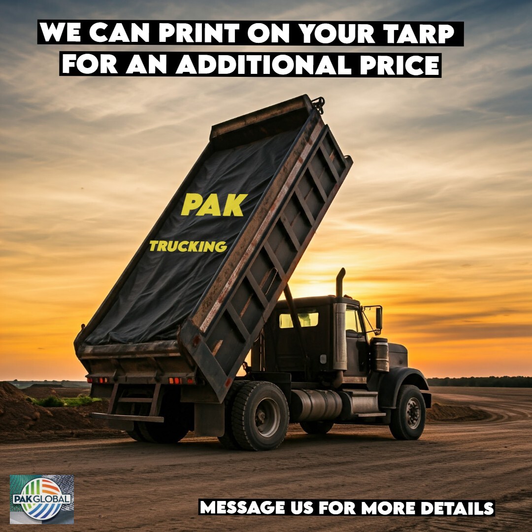Heavy-Duty Dump Truck Mesh Tarp – Double Pocket Reinforced XTRA STRONG USA MADE