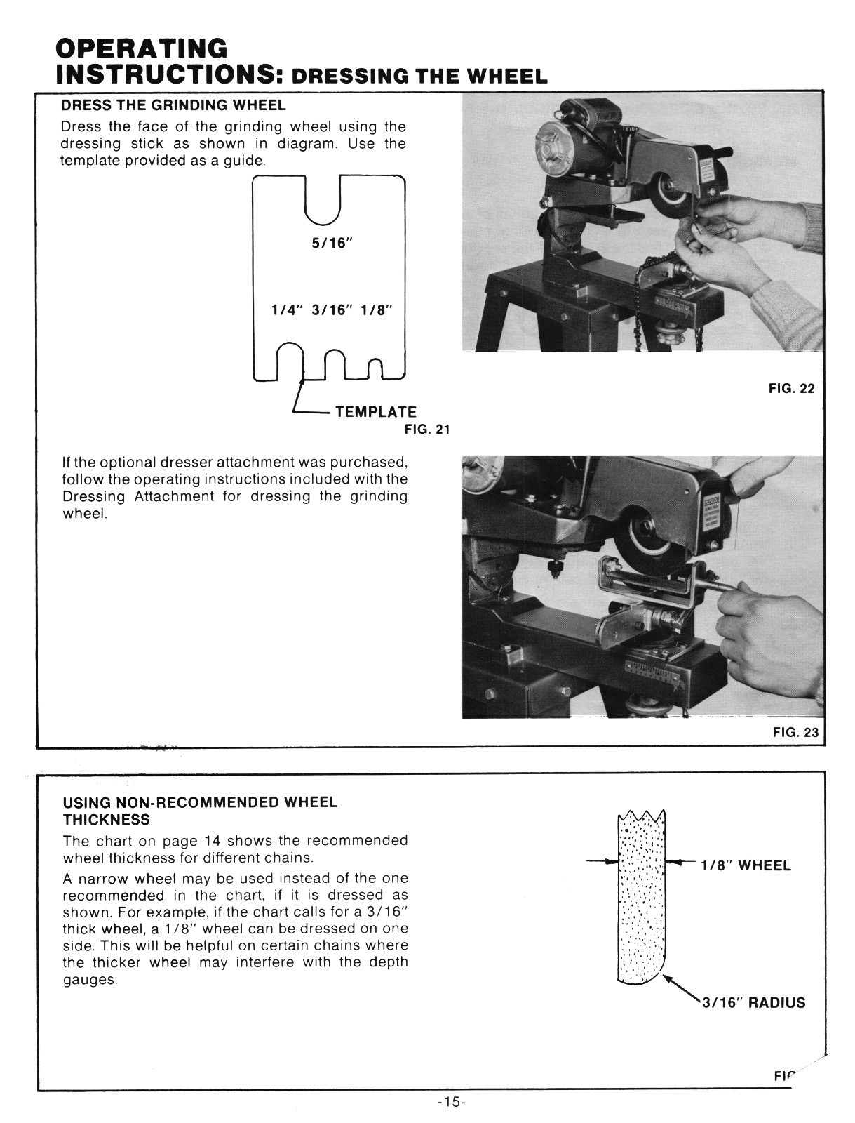 Foley Belsaw 308 Saw Chain Grinder Operator, Service, & Parts Manual #1474