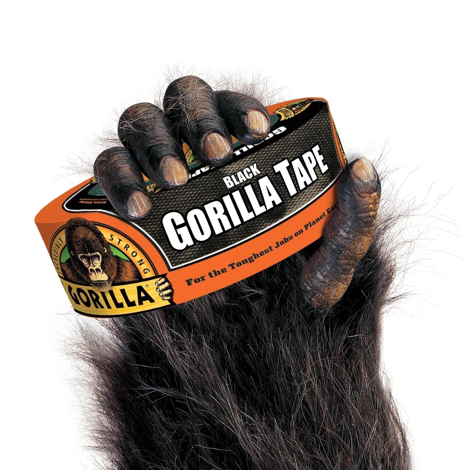 Gorilla Black Duct Tape 30 Yard Heavy Duty Tough Roll Strong Repair Tape