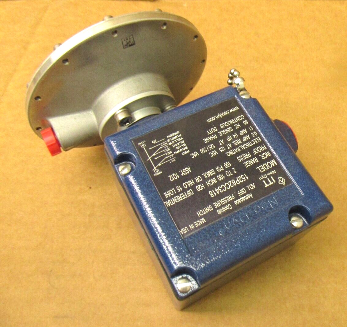 ITT Neo-Dyn 152P82CC3418 Pressure Switch 49600HI
