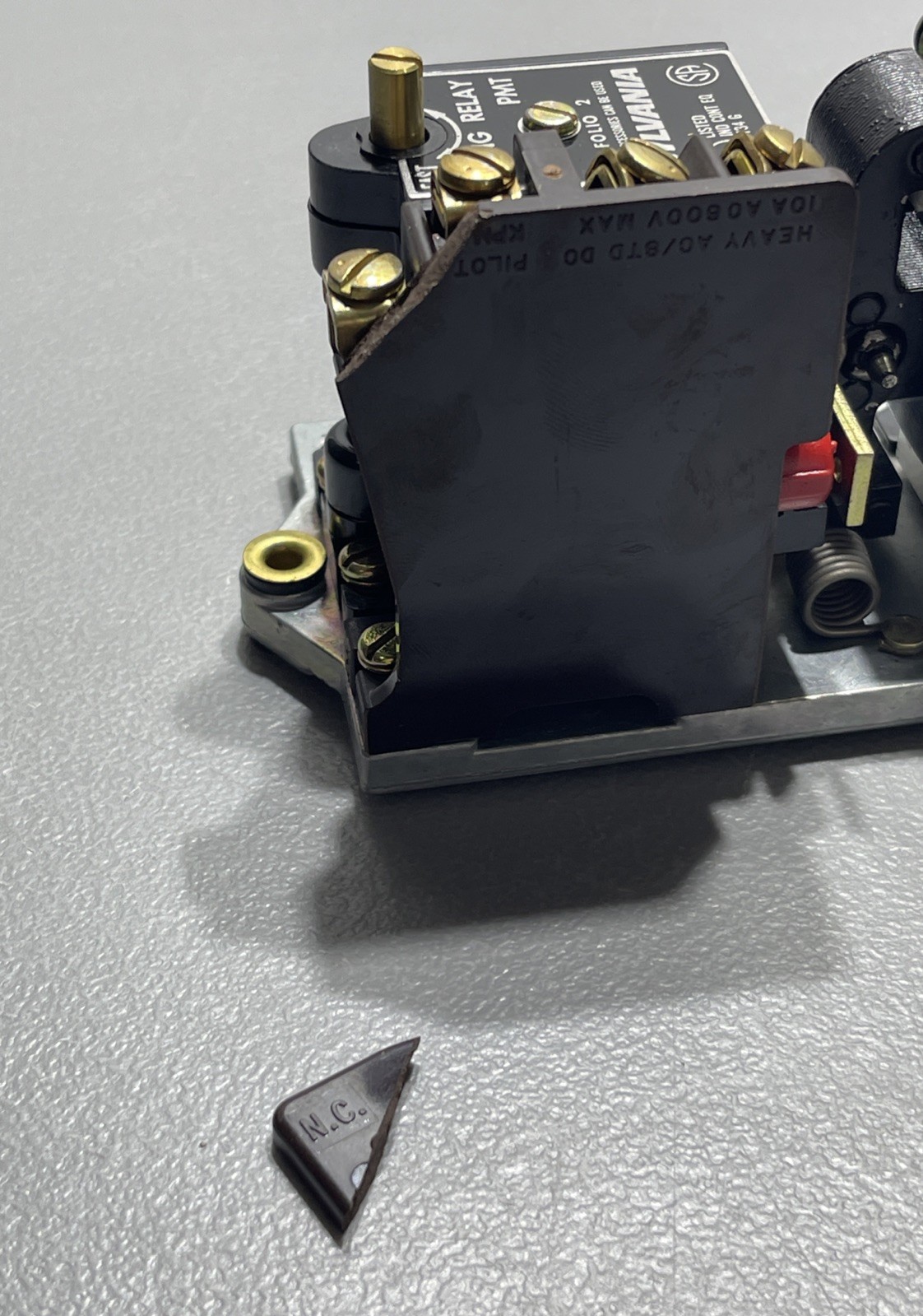 Joslyn Clark 713UP-76 PMT Pneumatic Timing Relay Open Type 10A 600VAC 50430