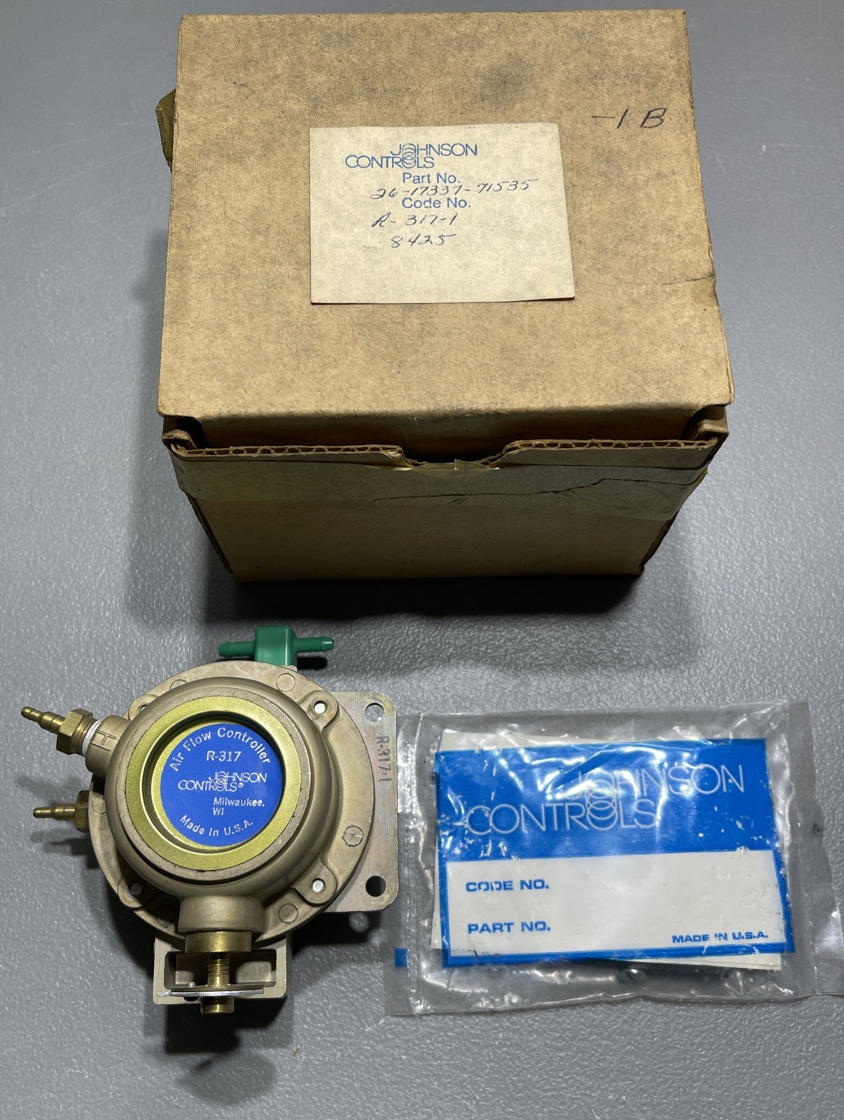 Johnson Controls R-317 Air Flow Controller R-317-1