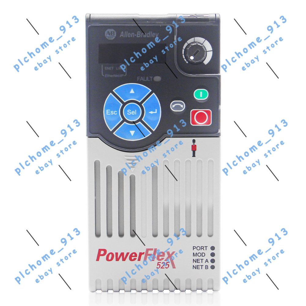 New Sealed Allen-Bradley 25B-D010N104 Powerflex 525 AC Drive 5HP 4.0KW