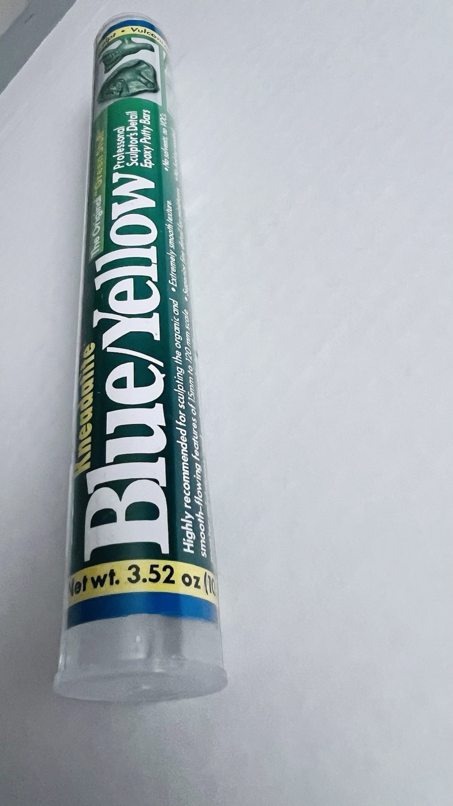 “Green Stuff” Blue/Yellow Epoxy Putty Stick 7″ By Polymeric Systems