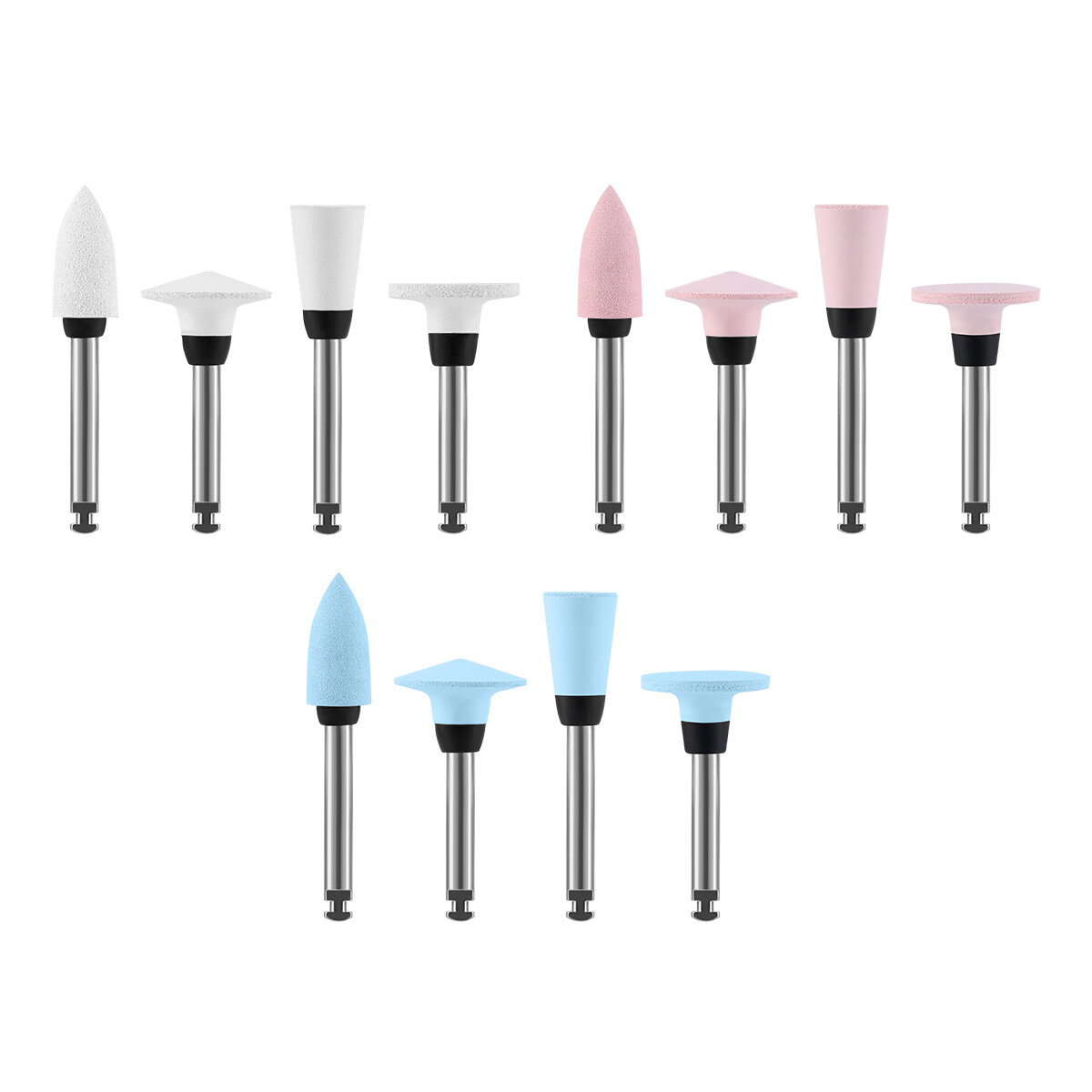 Dental Composite Polishing Kit Diamond RA HP Polisher Burs F Contra Angle 2.35mm