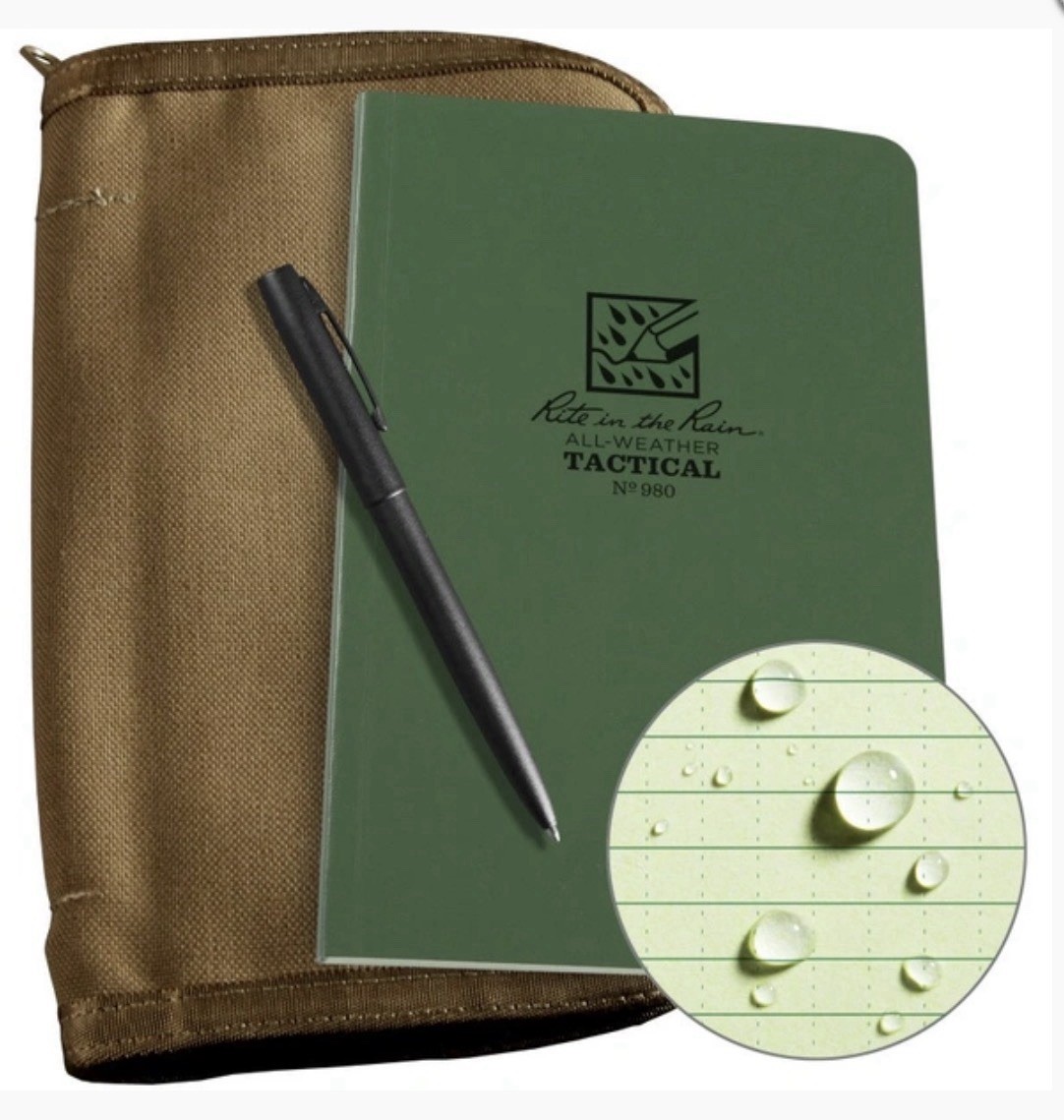 RITE IN THE RAIN 980-KIT NoteBook Kit,4-5/8″ x 7-1/4″ Sheet Size 426C05