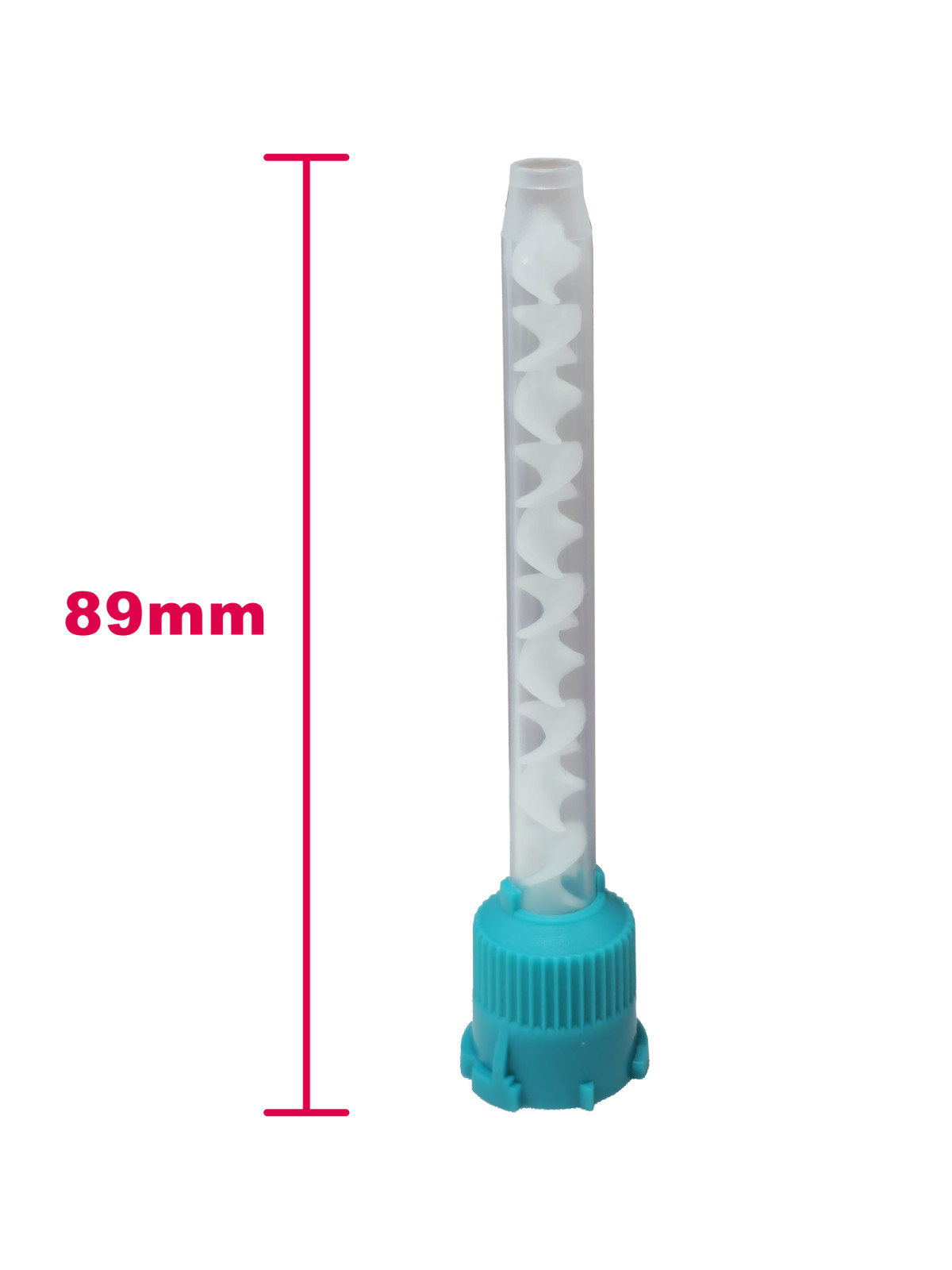 50/PK Dental HP Green/Teal 6.5 mm Impression Heavy Body Mixing Tips
