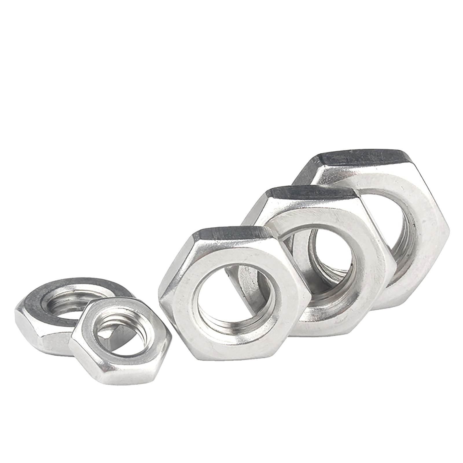 Fine Pitch Thread Hexagon Full Nuts Stainless Steel M6 M8 M10 M12 M14 M16 – M30