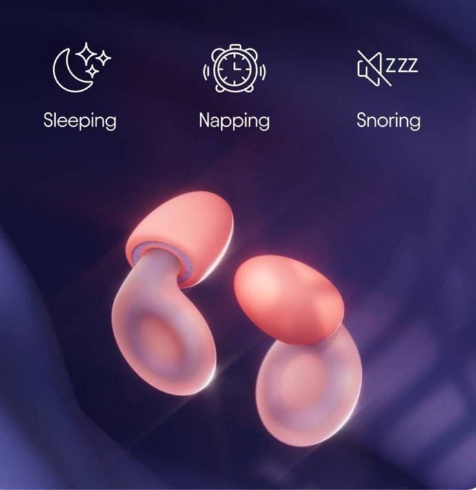*RARE* Loop Earplugs Dream for Sleep (ORCHID), Cushioned Comfort Napping Snoring