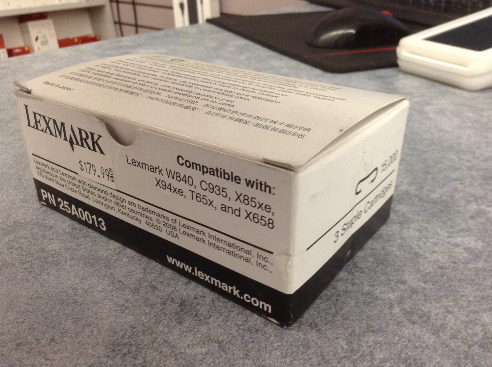 Lexmark Staple Cartridges 25A0013 FREE SHIPPING IN Canada