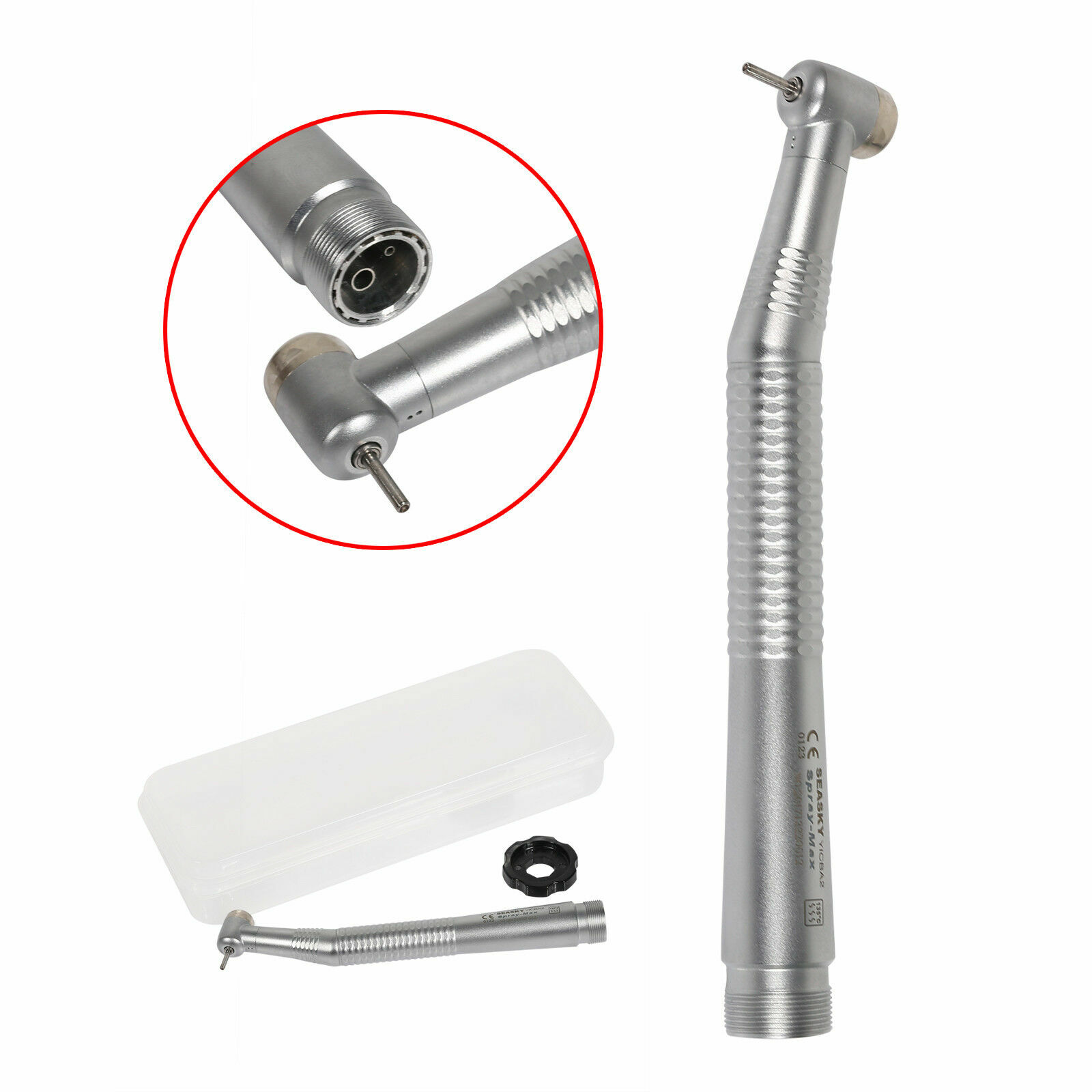 NSK Style Dental Push Button High Speed Turbine Handpiece 2/4Holes Seasky