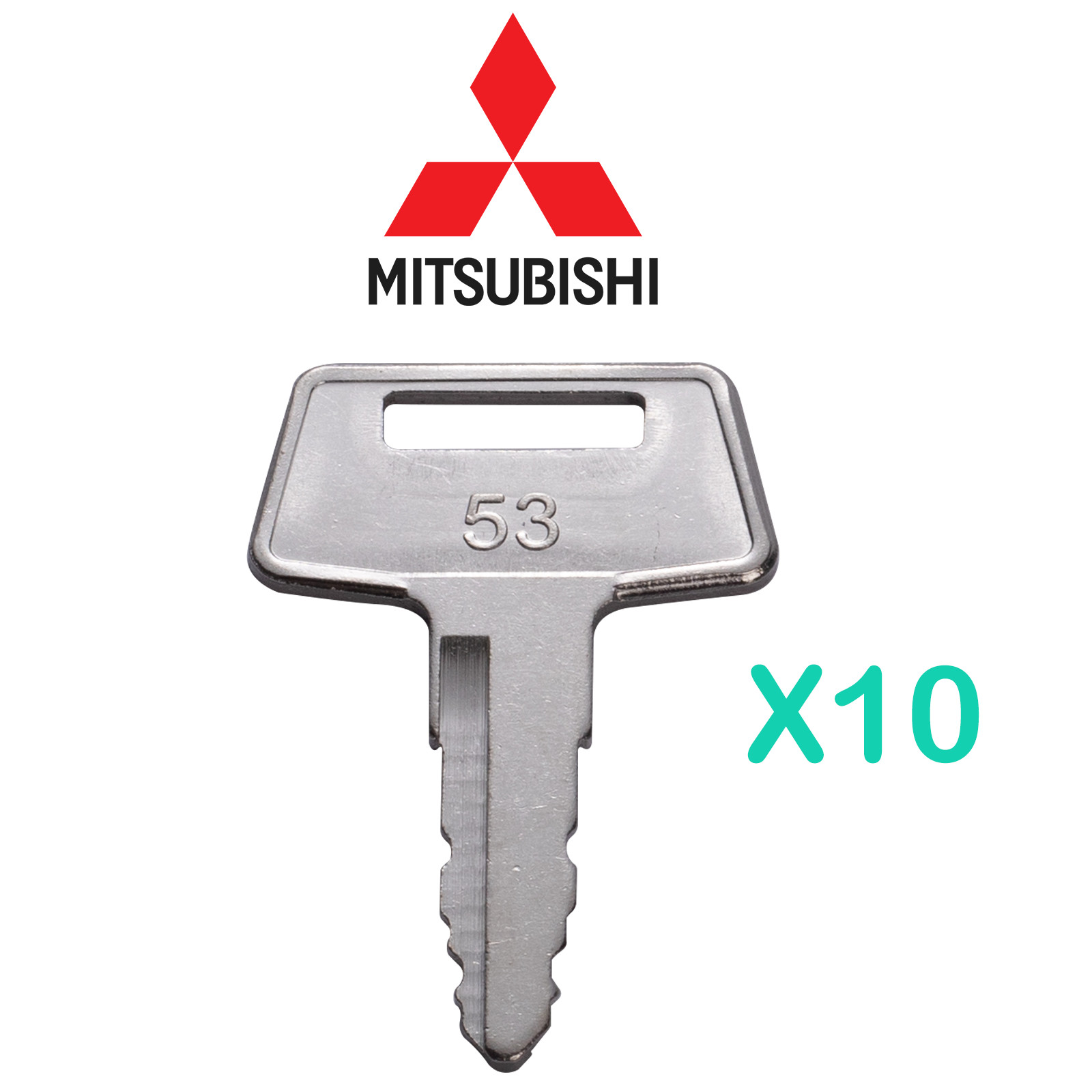For Caterpillar Mitsubishi Forklift FG Series Ignition Keys 91A07-01910 A5160