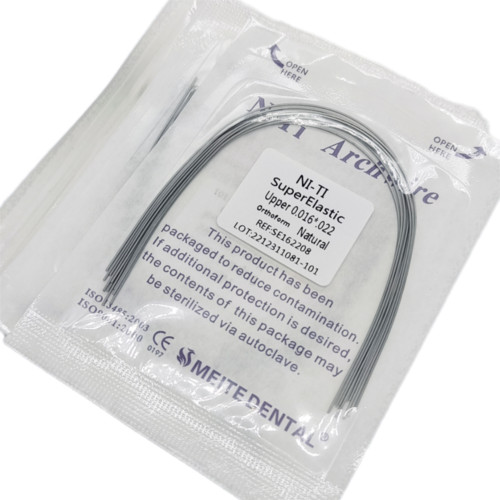 10 Packs Dental Orthodontic Super Elastic Niti Arch Wires Rectangular Natural