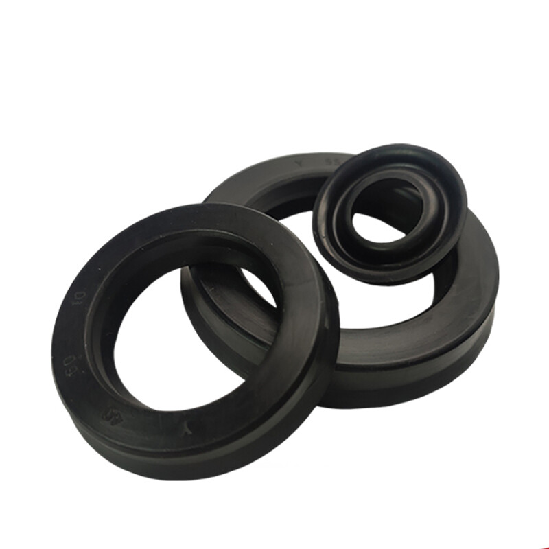 UHS/UN NBR U-Cup Hydraulic Oil Seal, Cylinder/Piston Rod Shaft, ID 6.3-210mm
