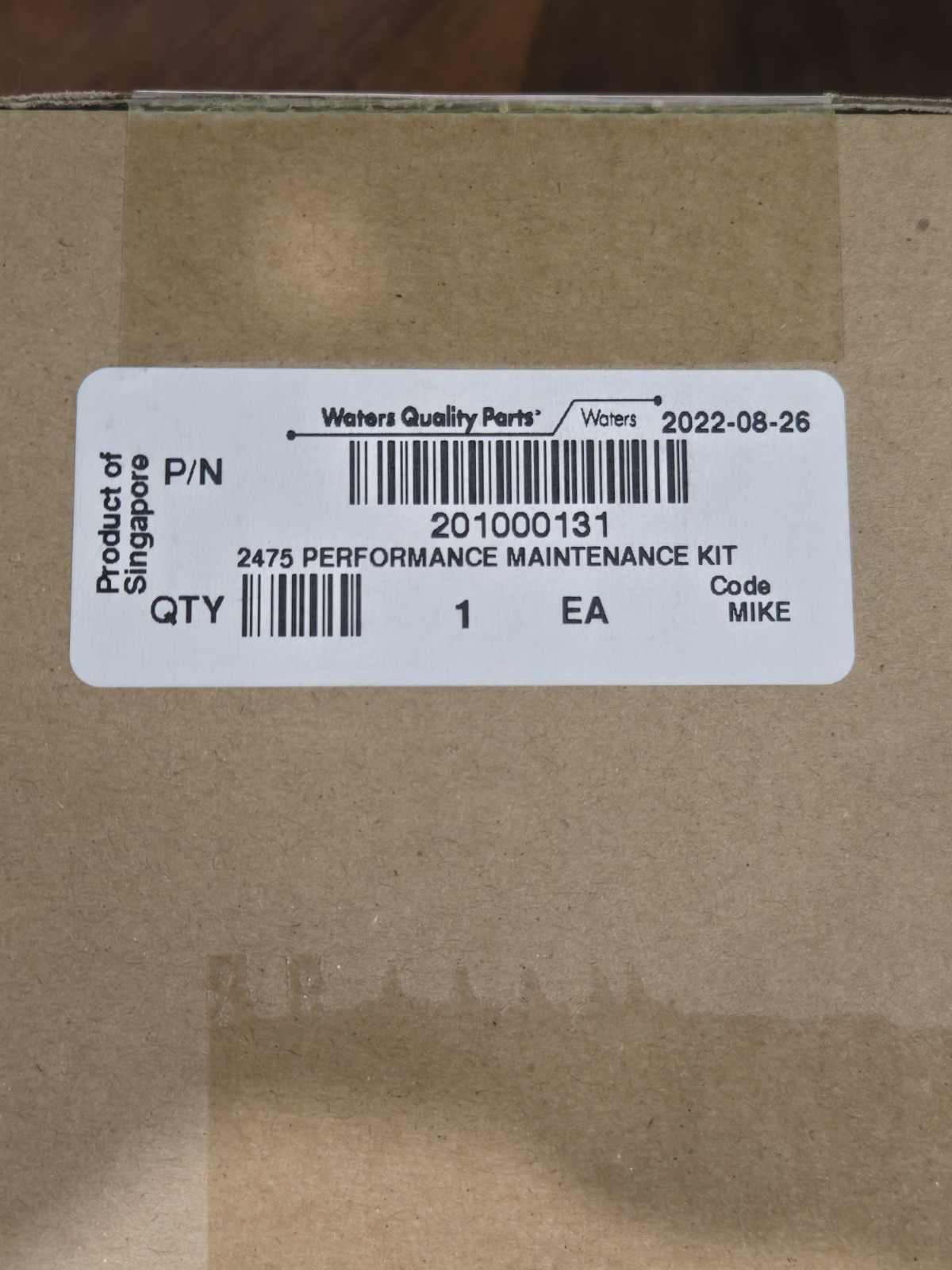 Brand New Sealed !Waters Performance Maintenance Kit Model 2475 MPN 201000131