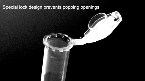 Azzota® 1.5ml Microcentrifuge Tube, High-clarity Polypropylene, 500/pk
