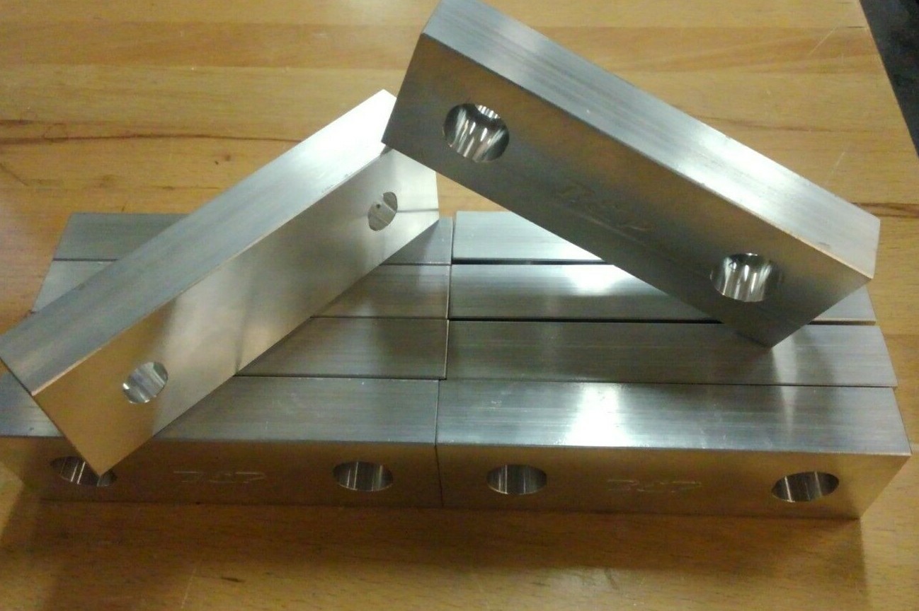 5 PACK 6 x 2 x 1″ Reversible Aluminum Soft Jaws for 6″ Kurt 6X2X1 (10 JAWS)