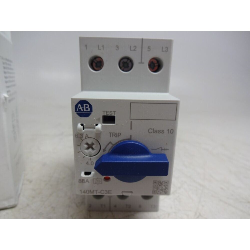 New AB 140MT-C3E-B63 4.0-6.3A 3-Pole Motor Protection Breaker