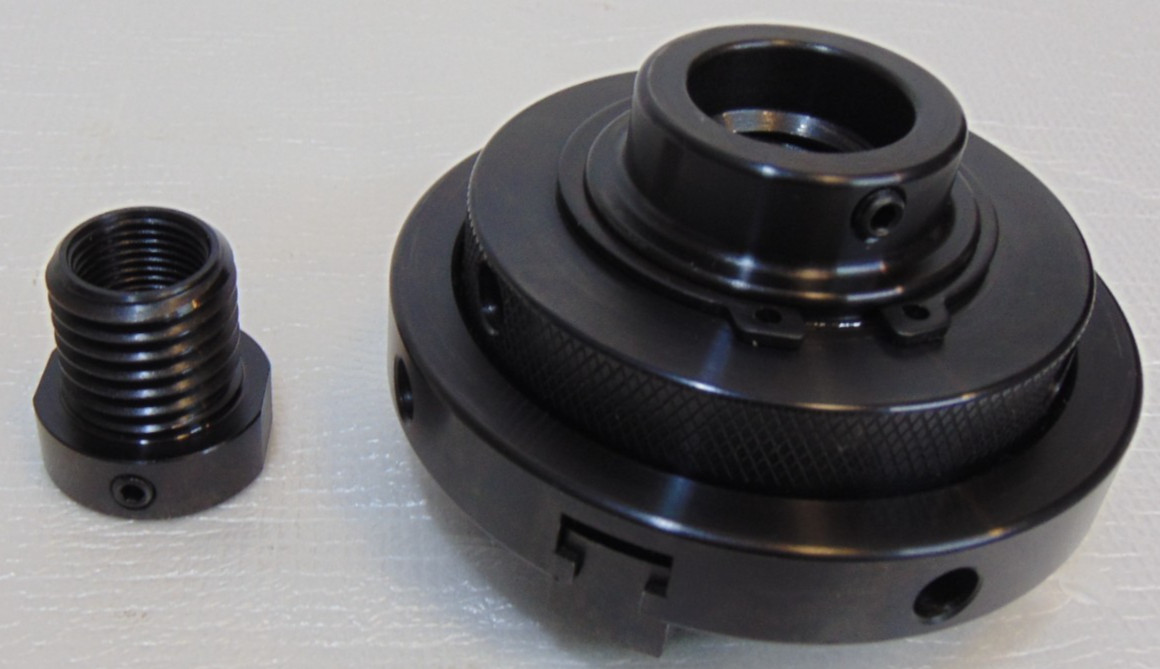 Four 4 Jaw Lathe Chuck Heavy Duty 4” Easy Twist Adjustable Black Sleeve New