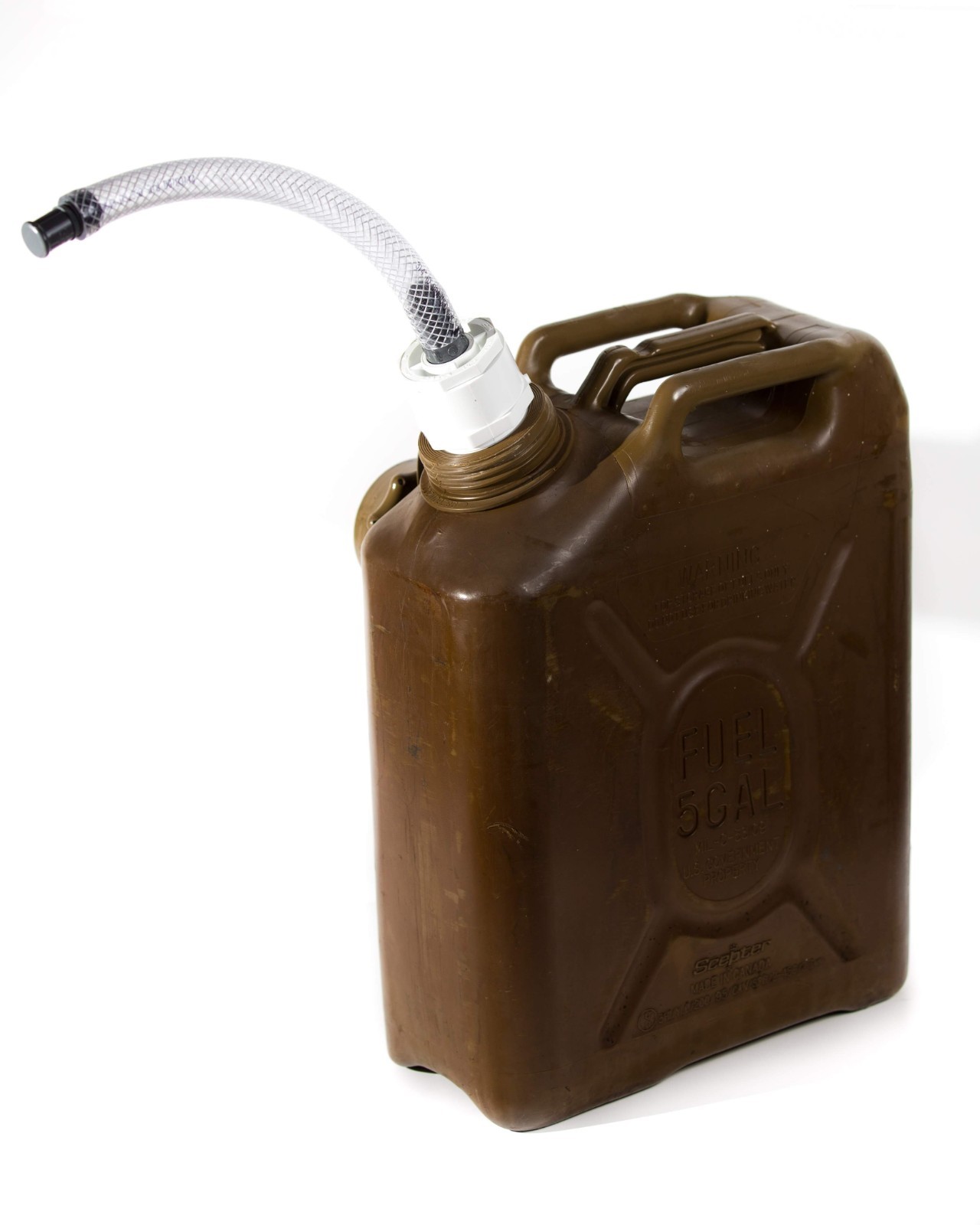 High Flow Military Fuel Can Spout – Multi-Fuel, 4 sizes Avail, Includes Filter