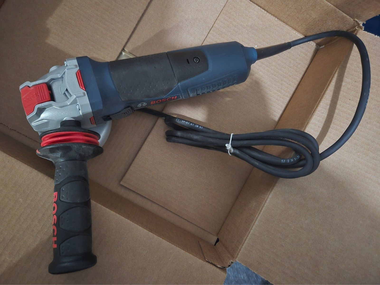 BOSCH GWX13-50 Angle Grinder,13 A,Barrel Grip,5.5 lb 54ZT75