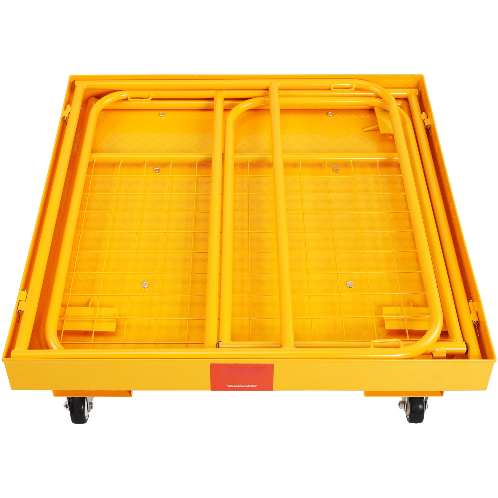 VEVOR 36″x36″ Forklift Safety Cage Work Platform 1200lbs w/Wheels for Aerial