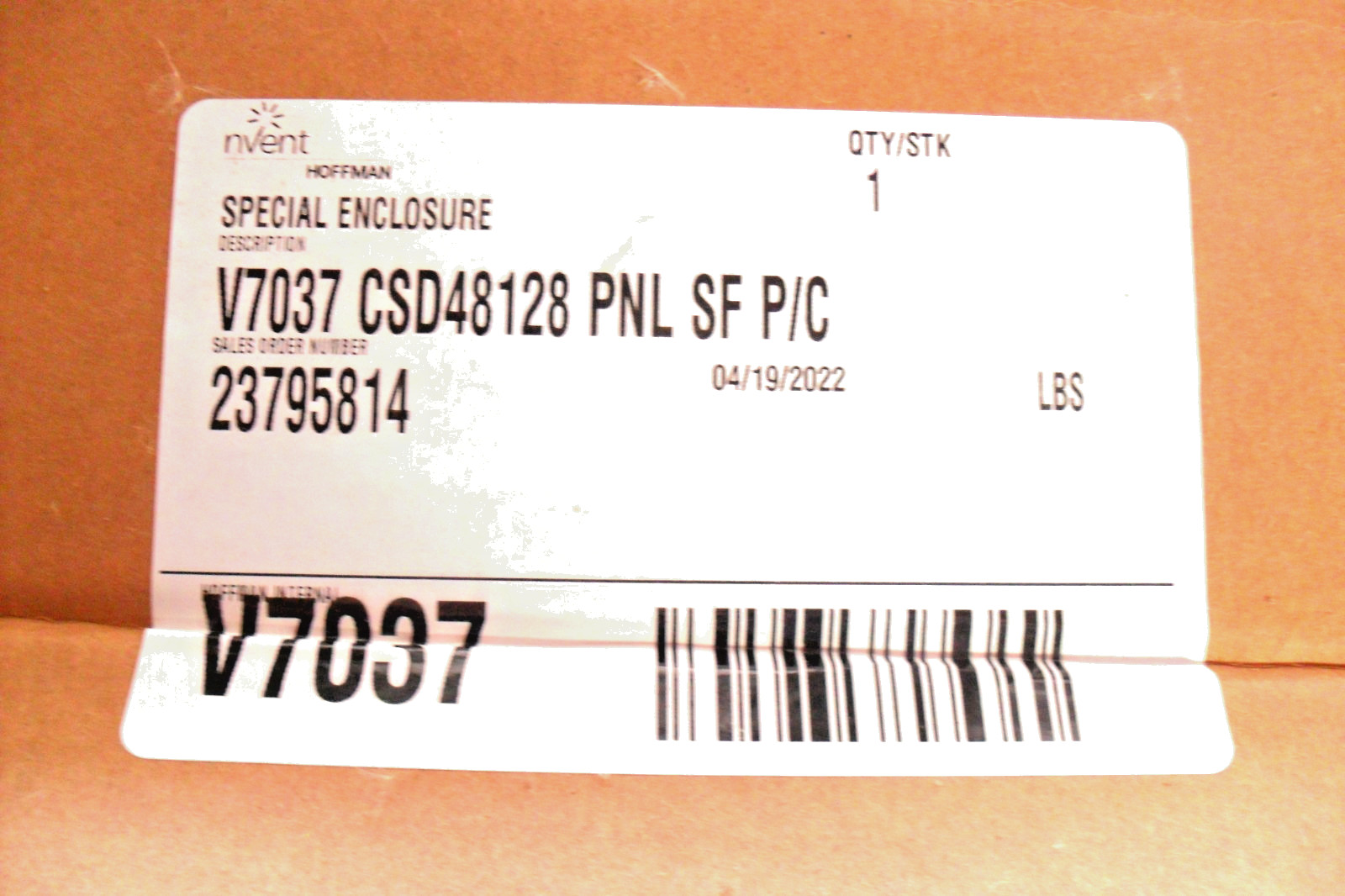 48″ x 12″ x 8″ w/ : backing plat NEW Grey CSD48128 NVENT PNL SF P/C PNL SF P/C