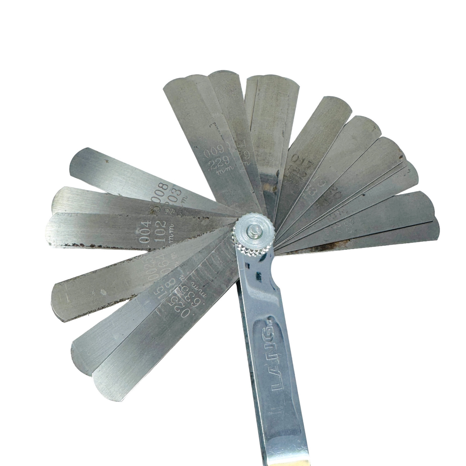 Lang Velodyne T0109-001, 18 Blades Feeler Gauge Metric Gap Filler Thickness Gage