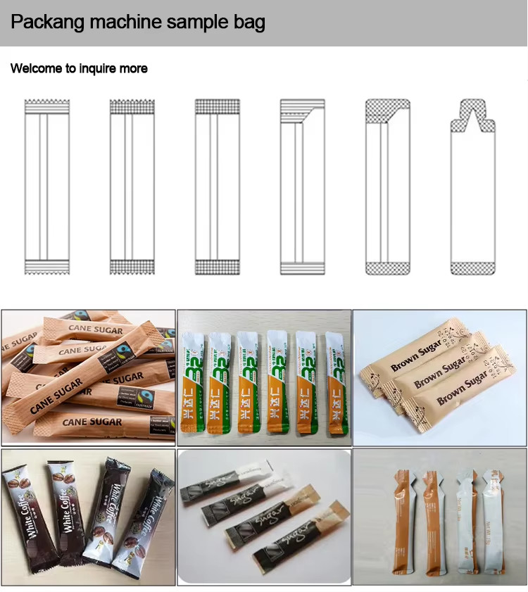 Multi-lane Automatic 5 -10 Grams Sugar Stick Sachet Packing Machine