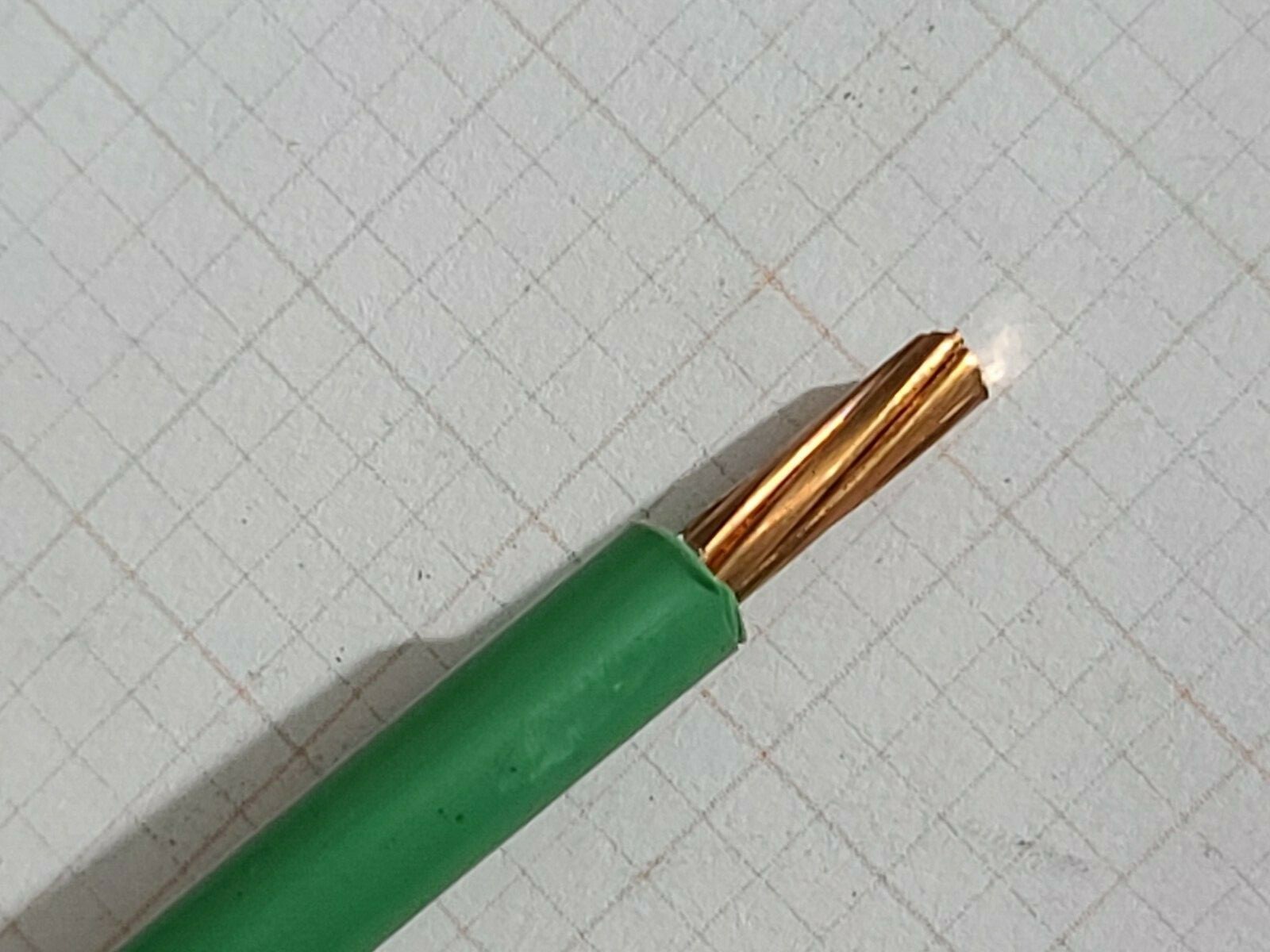 Houston Wire & Cable #8awg XHHW-2 Copper Building Wire XLPE 600V 90C Green/50ft