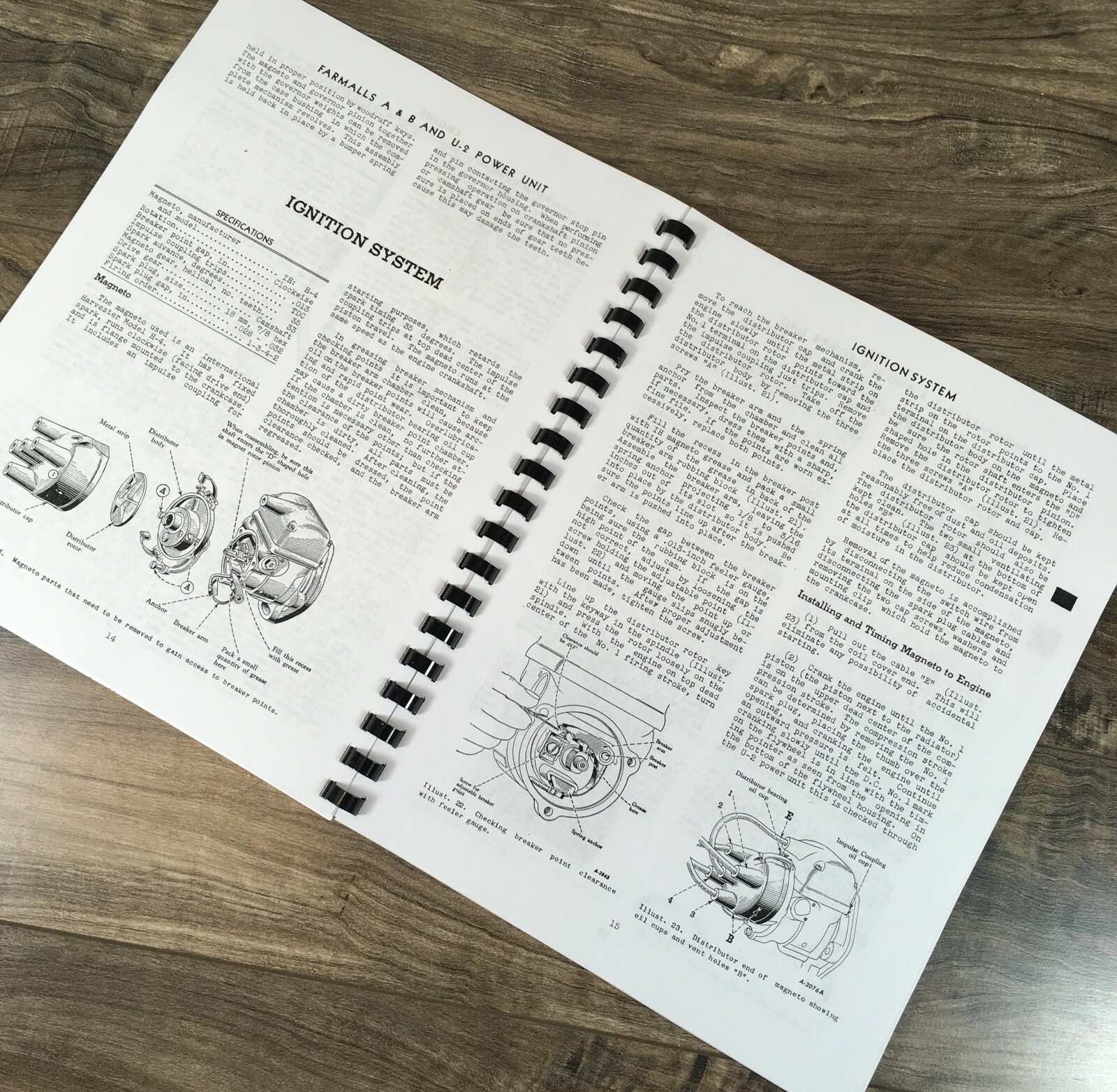SERVICE MANUAL INTERNATIONAL IH FARMALL A AV B BN TRACTORS REPAIR SHOP WORKSHOP