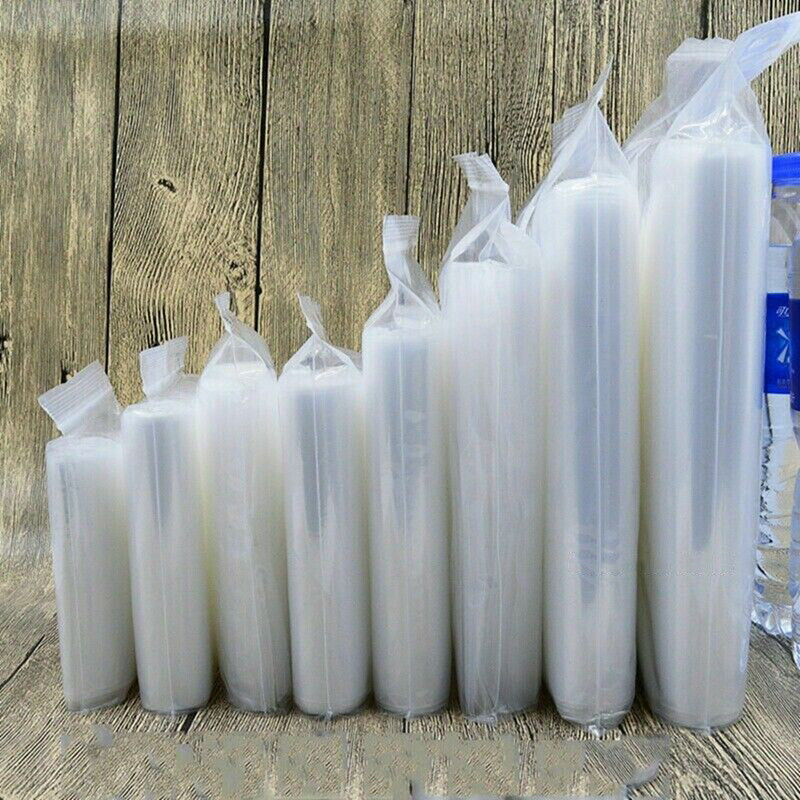 100x Strong 2-Mil Zipper Baggies Clear Reclosable lock Zipper Plastic Bags Poly