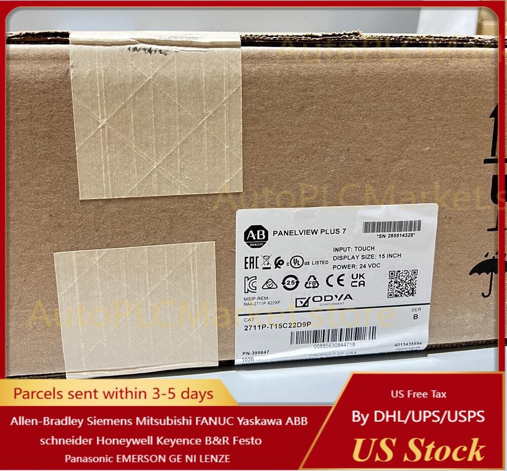 Allen-Bradley 2711P-T15C22D9P Ser B PanelView Plus 7 Controlled Terminal New