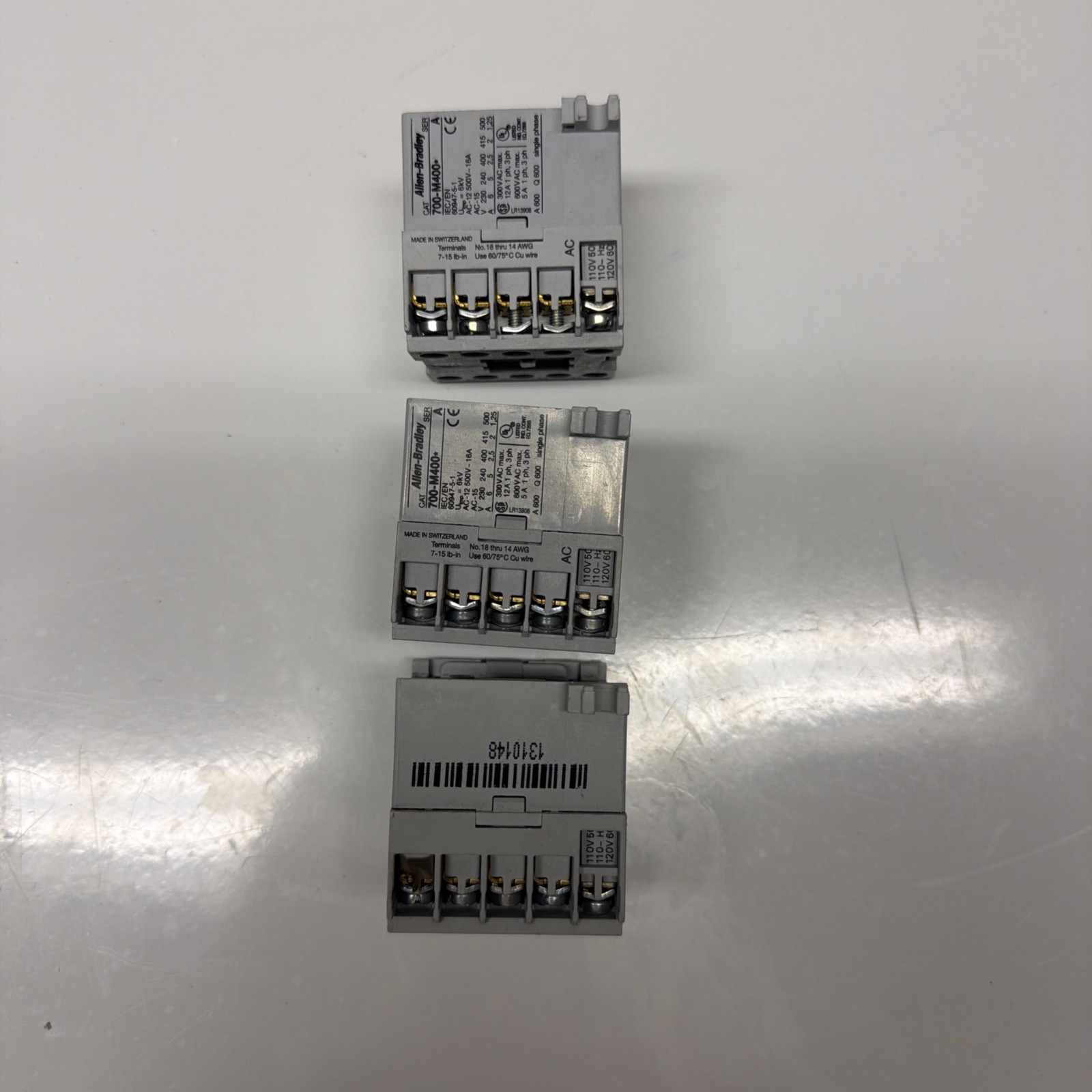 700-M400 Allen Bradley Relay QTY 3.