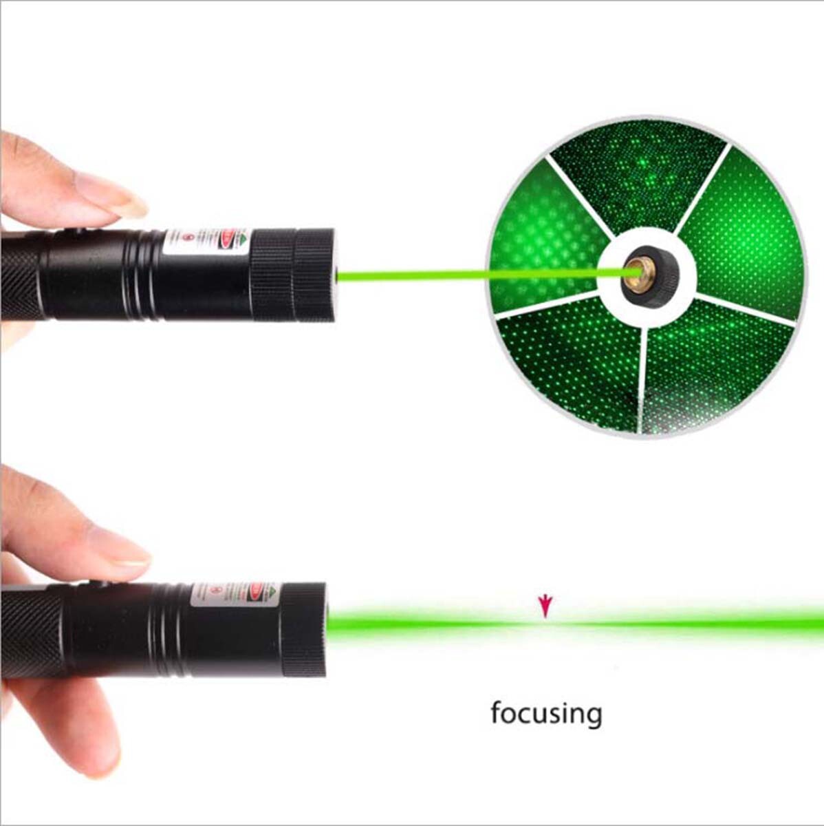 1mw 990Miles Green Laser Pointer Pen USB Rechargeable 532nm Visible Beam Lazer