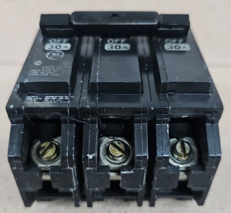 GE General Electric THQB32030 30 Amp 3 Pole 240V