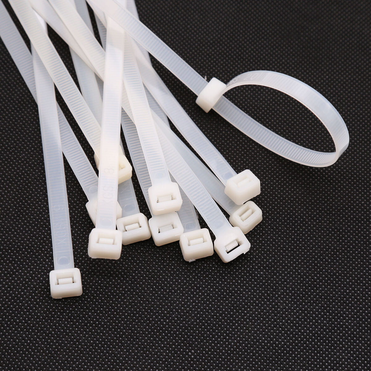 Plastic Cable Zip Ties Width 4mm/Long 100 120 200 250 300mm Nylon Tie Wraps UV