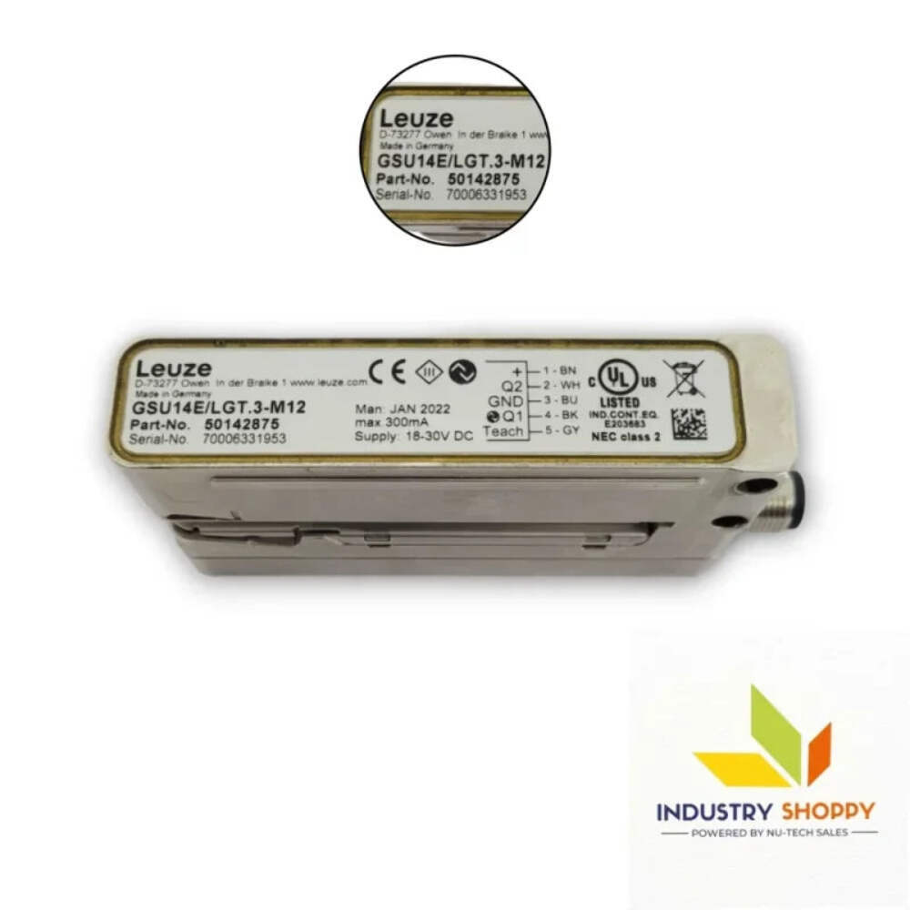 New Leuze GSU14E/LGT.3-M12 Ultrasonic Fork Sensor