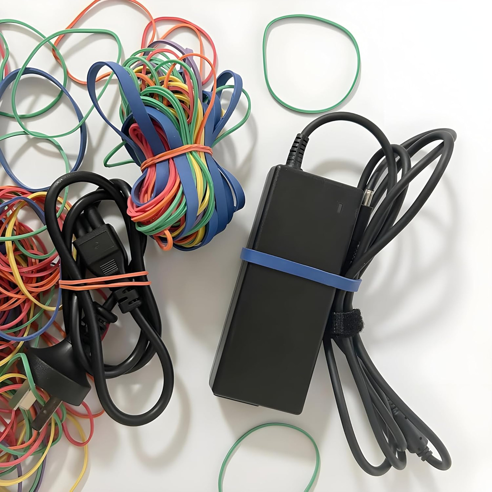Assorted Rubber Bands Bulk Pack 0.5 lb Strong Elastic Cables, Files, Office