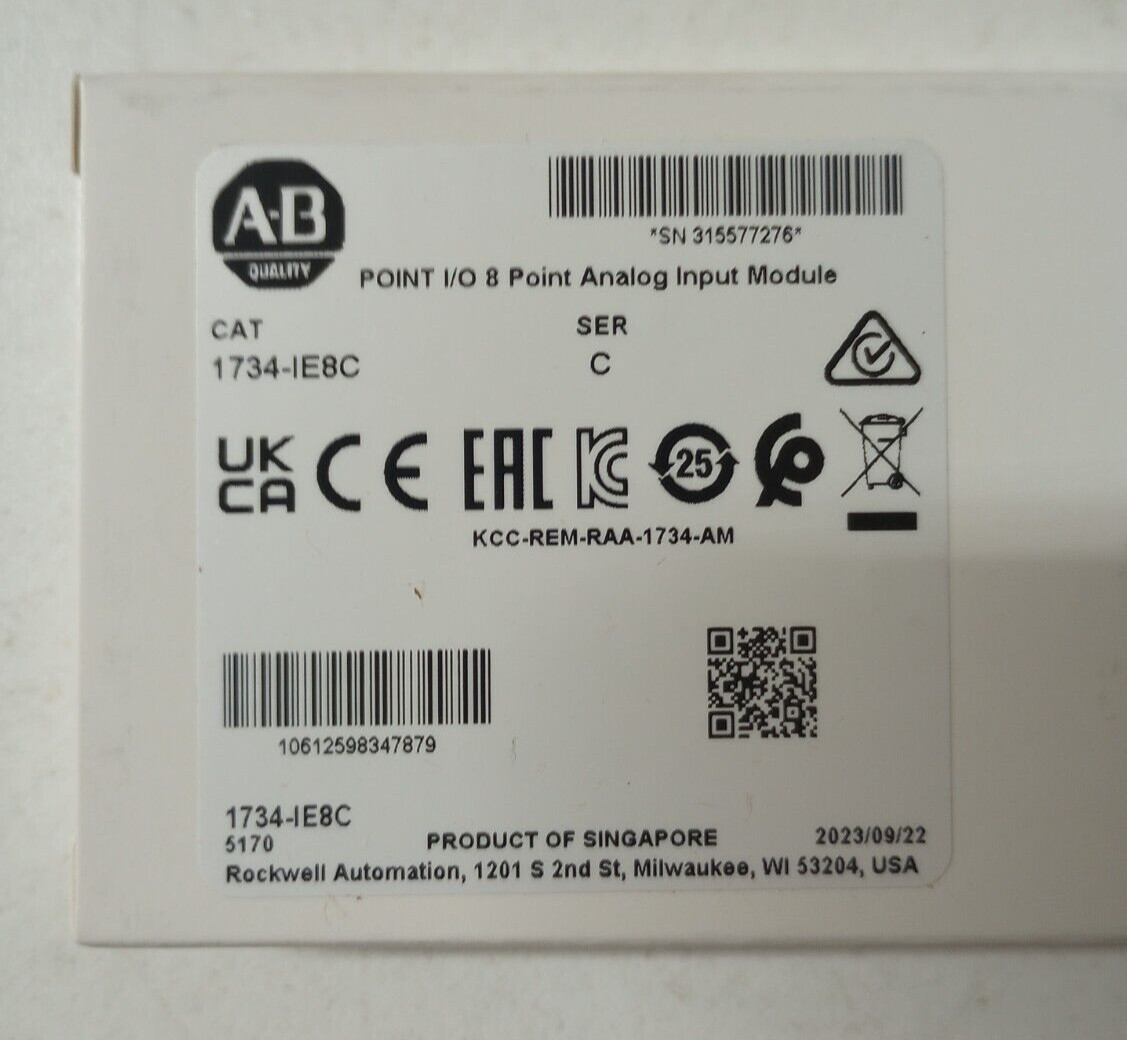 1734-IE8C Allen-Bradley Analog Input Module 2023/24