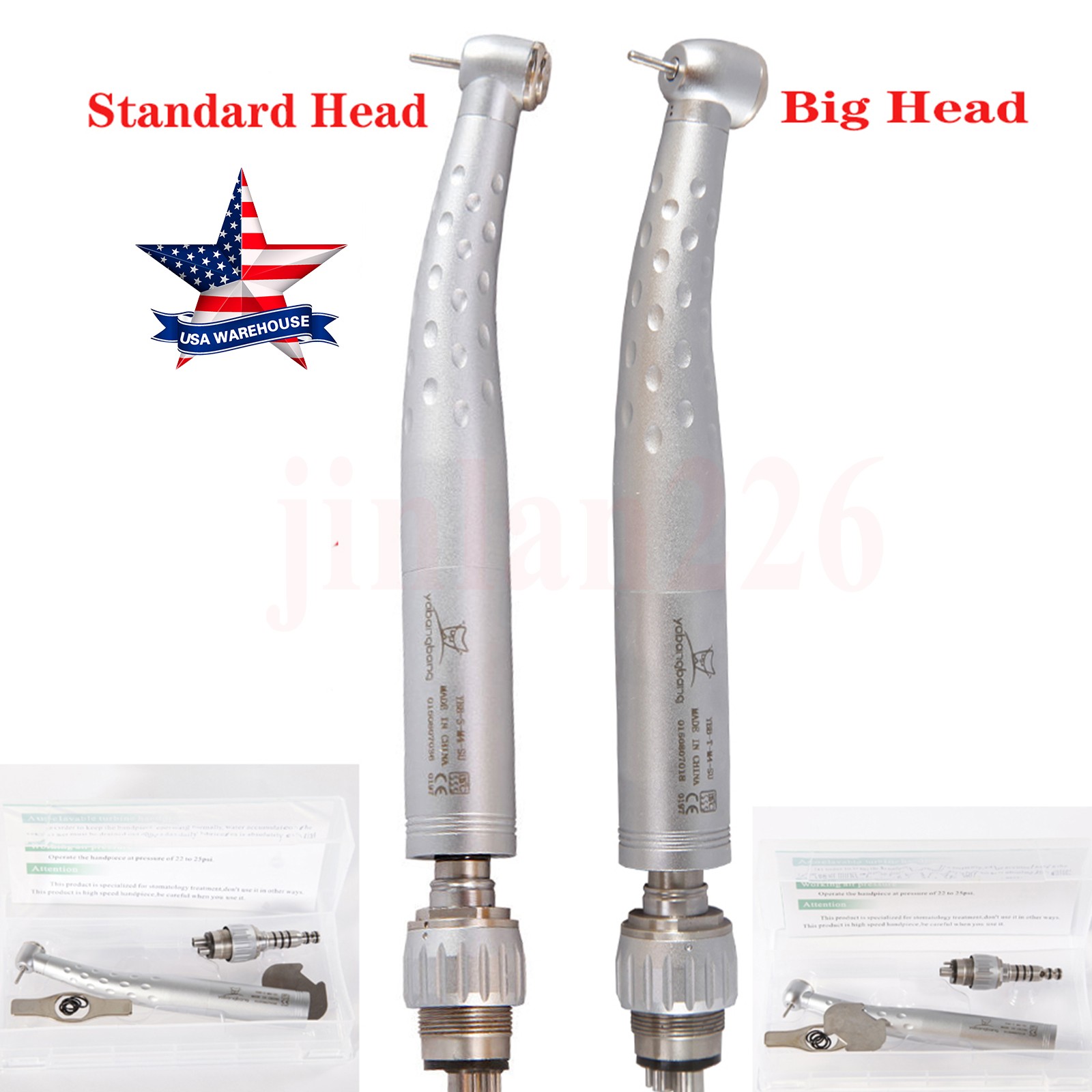 KaVo Style Dental High Speed Handpiece with 4 Hole Quick Coupler Coupling Swivel
