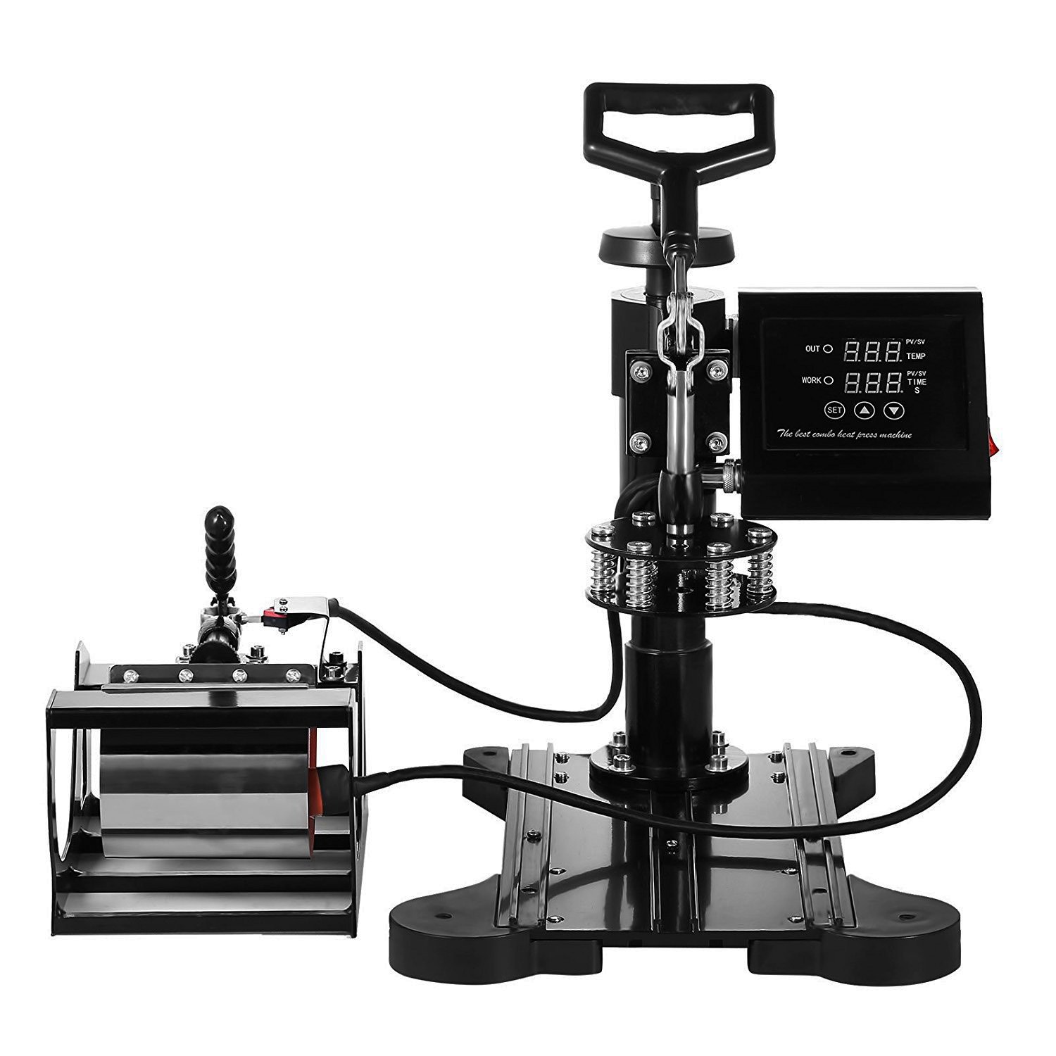 15″x15″ 5 in 1 T-Shirt Heat Press Machine Transfer Sublimation Mug Hat Plate